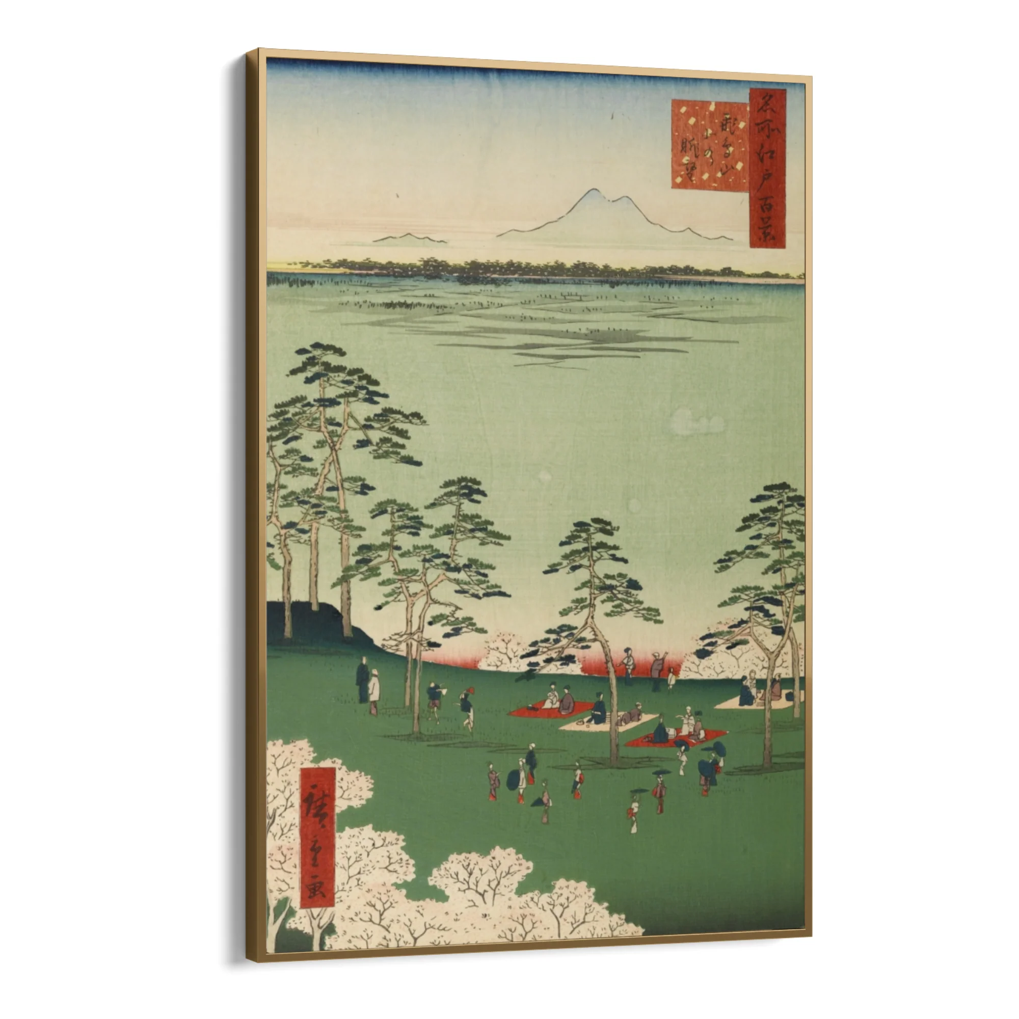 Le Cento vedute famose di Edo XVII, Utagawa Hiroshige - Image 10