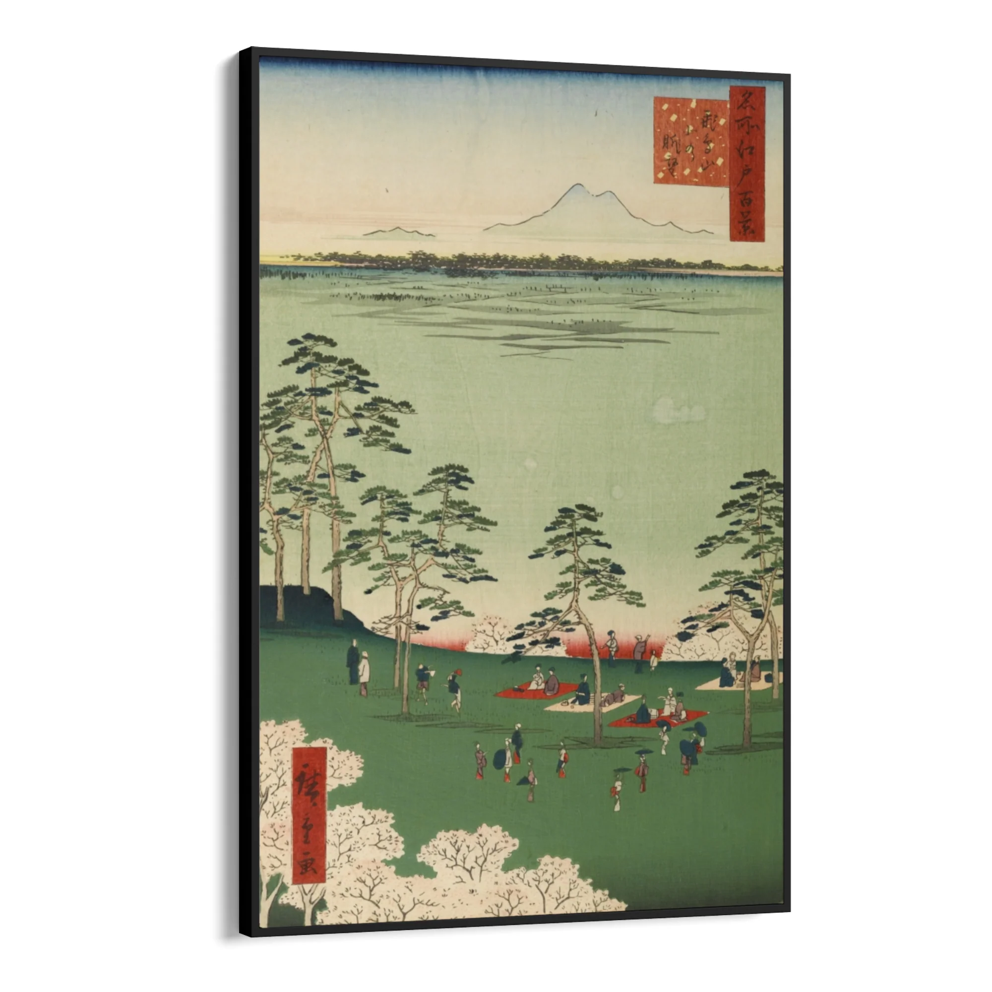 Le Cento vedute famose di Edo XVII, Utagawa Hiroshige - Image 9