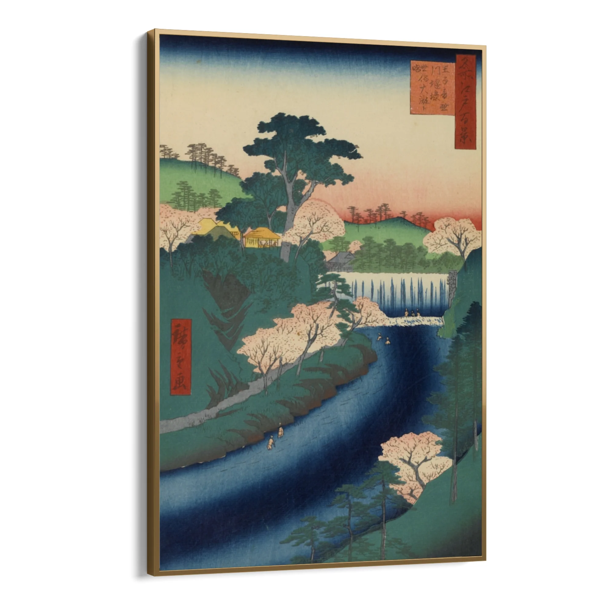 Le Cento vedute famose di Edo XIX, Utagawa Hiroshige - Image 10