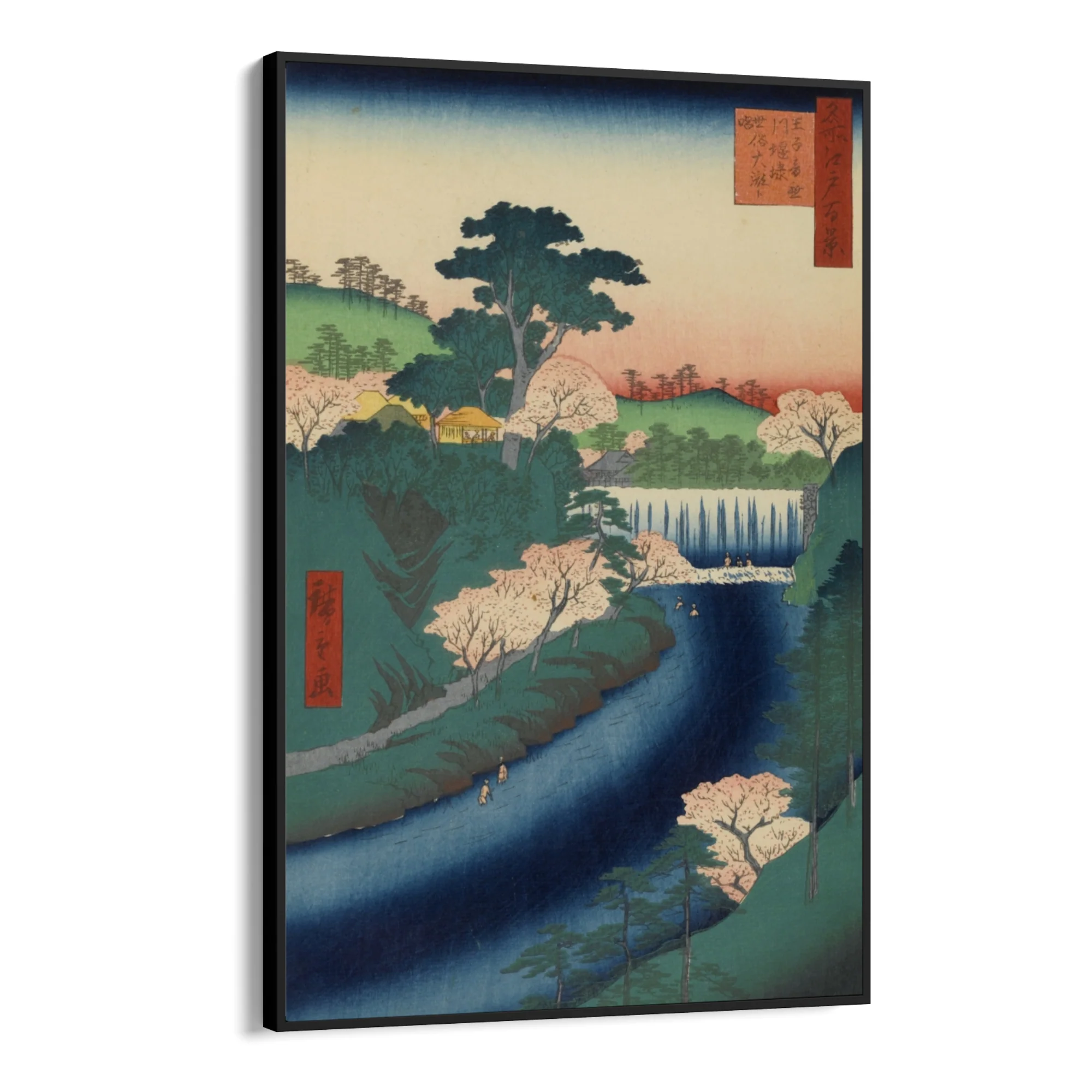 Le Cento vedute famose di Edo XIX, Utagawa Hiroshige - Image 11