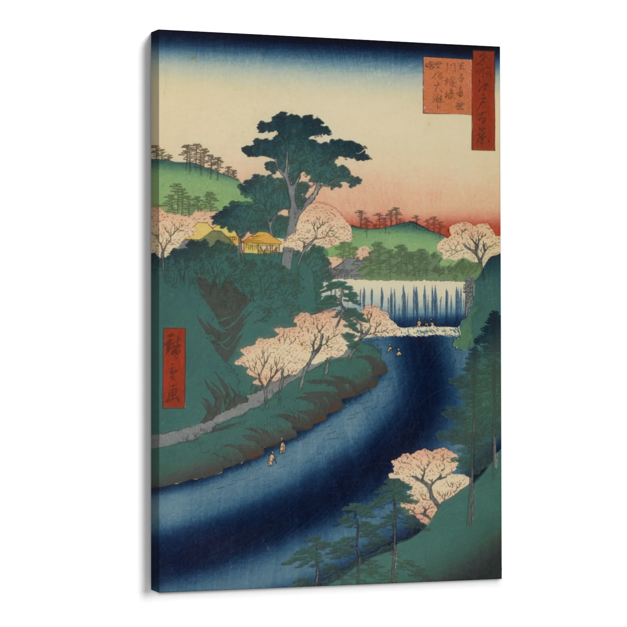 Le Cento vedute famose di Edo XIX, Utagawa Hiroshige - Image 8
