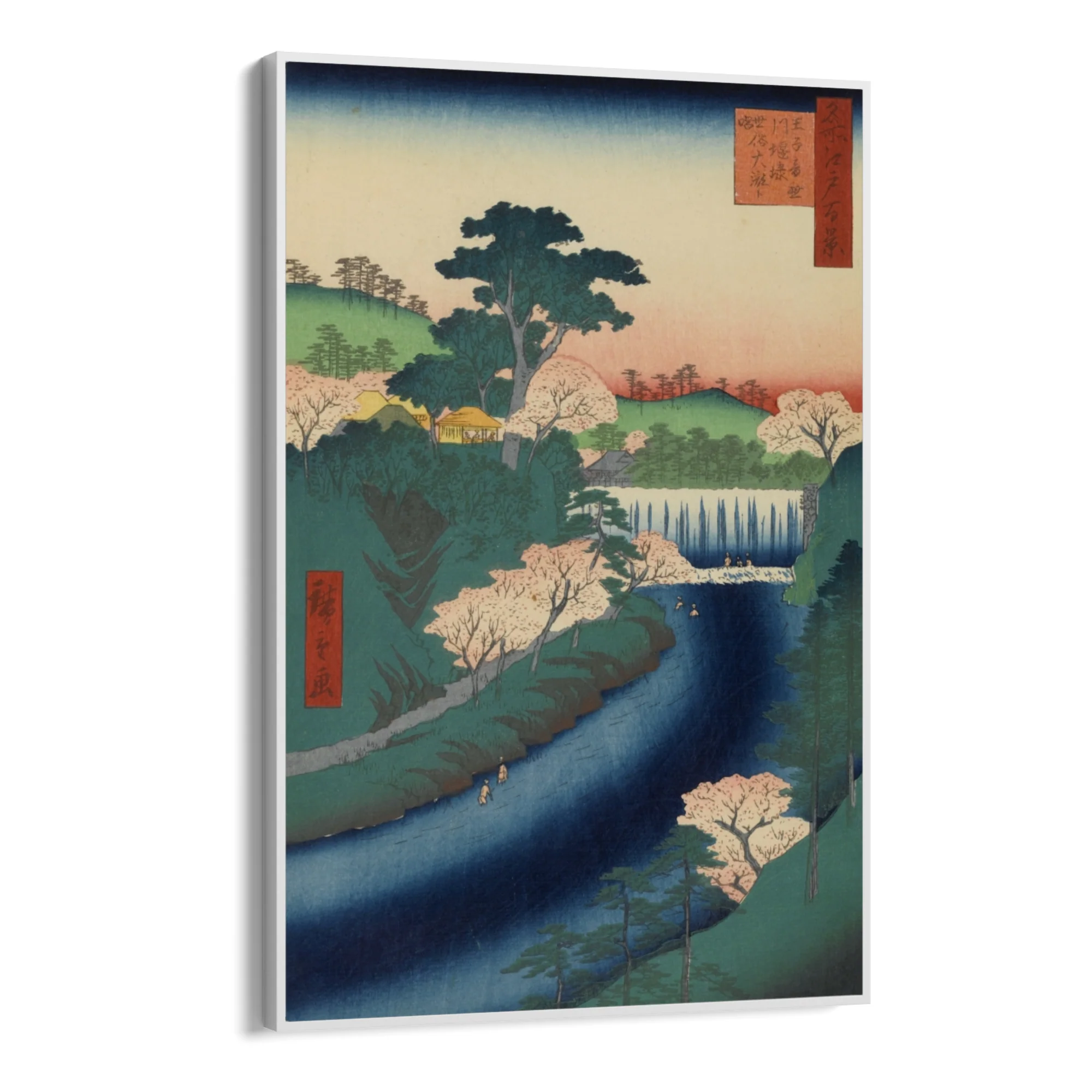 Le Cento vedute famose di Edo XIX, Utagawa Hiroshige - Image 9