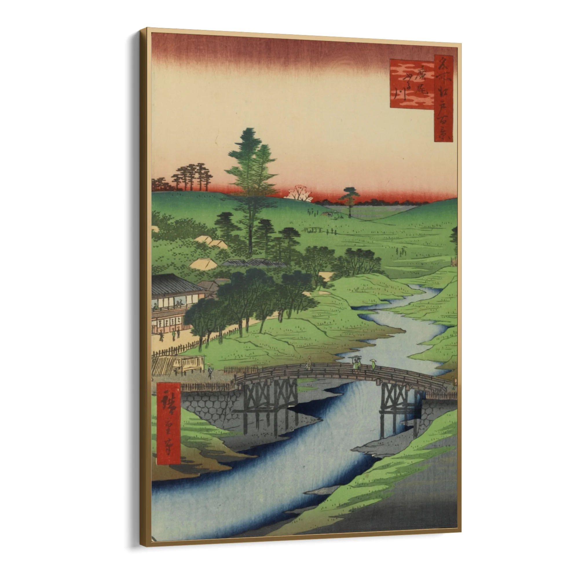 Le Cento vedute famose di Edo XXII, Utagawa Hiroshige - Image 10