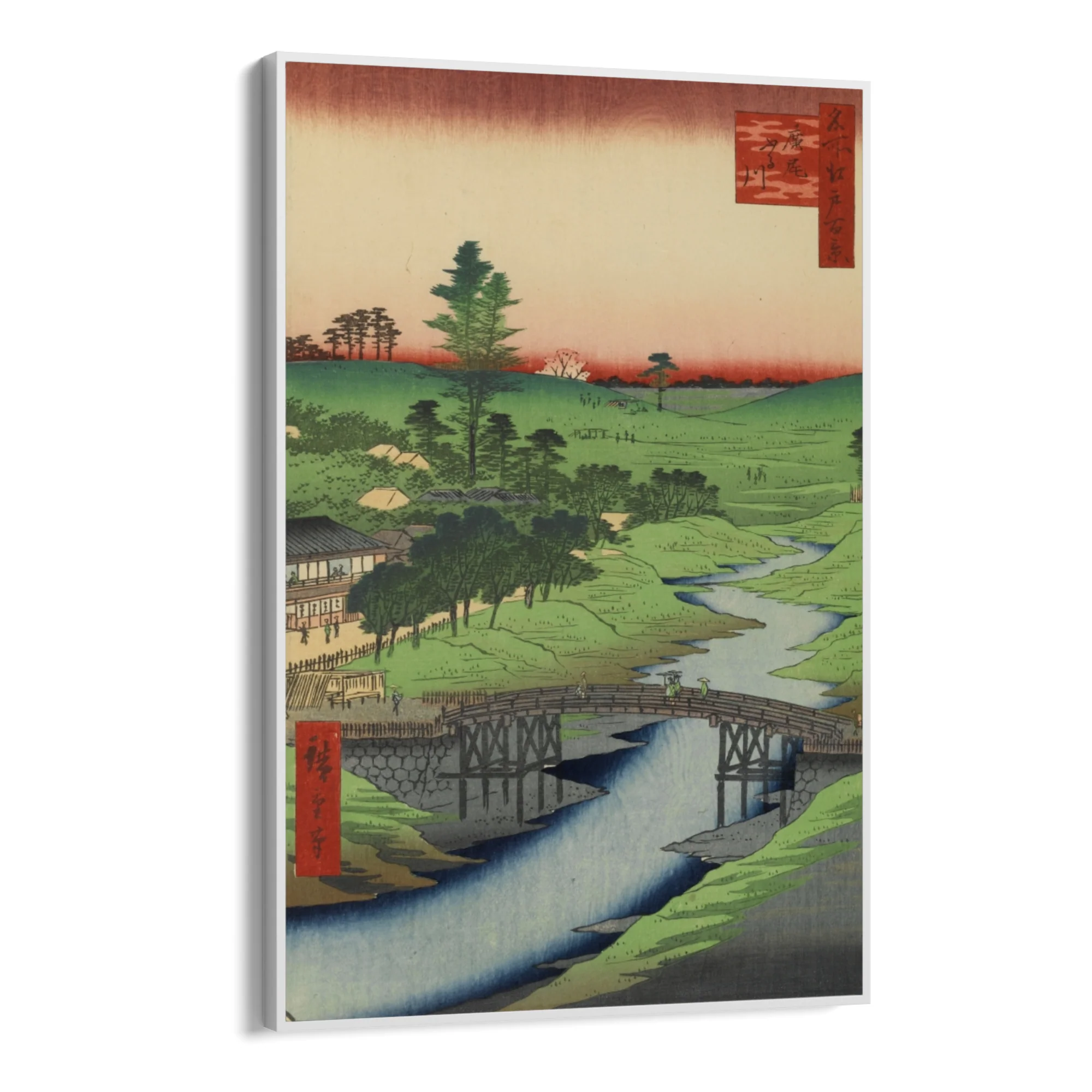 Le Cento vedute famose di Edo XXII, Utagawa Hiroshige - Image 11
