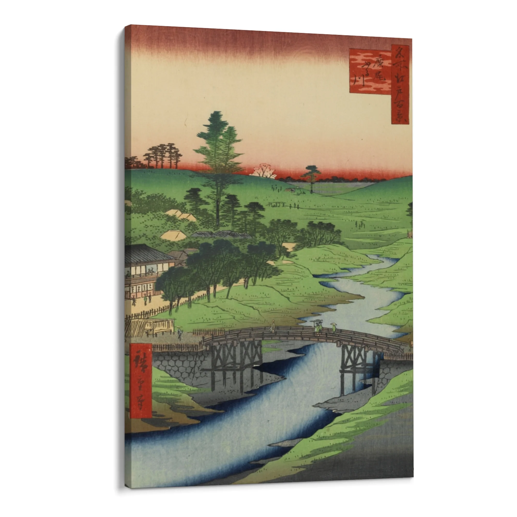 Le Cento vedute famose di Edo XXII, Utagawa Hiroshige - Image 8