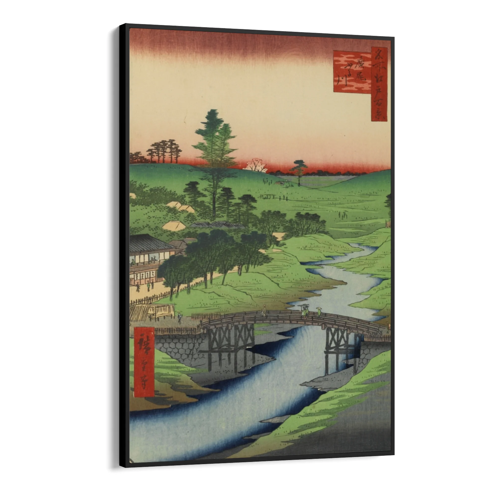 Le Cento vedute famose di Edo XXII, Utagawa Hiroshige - Image 9
