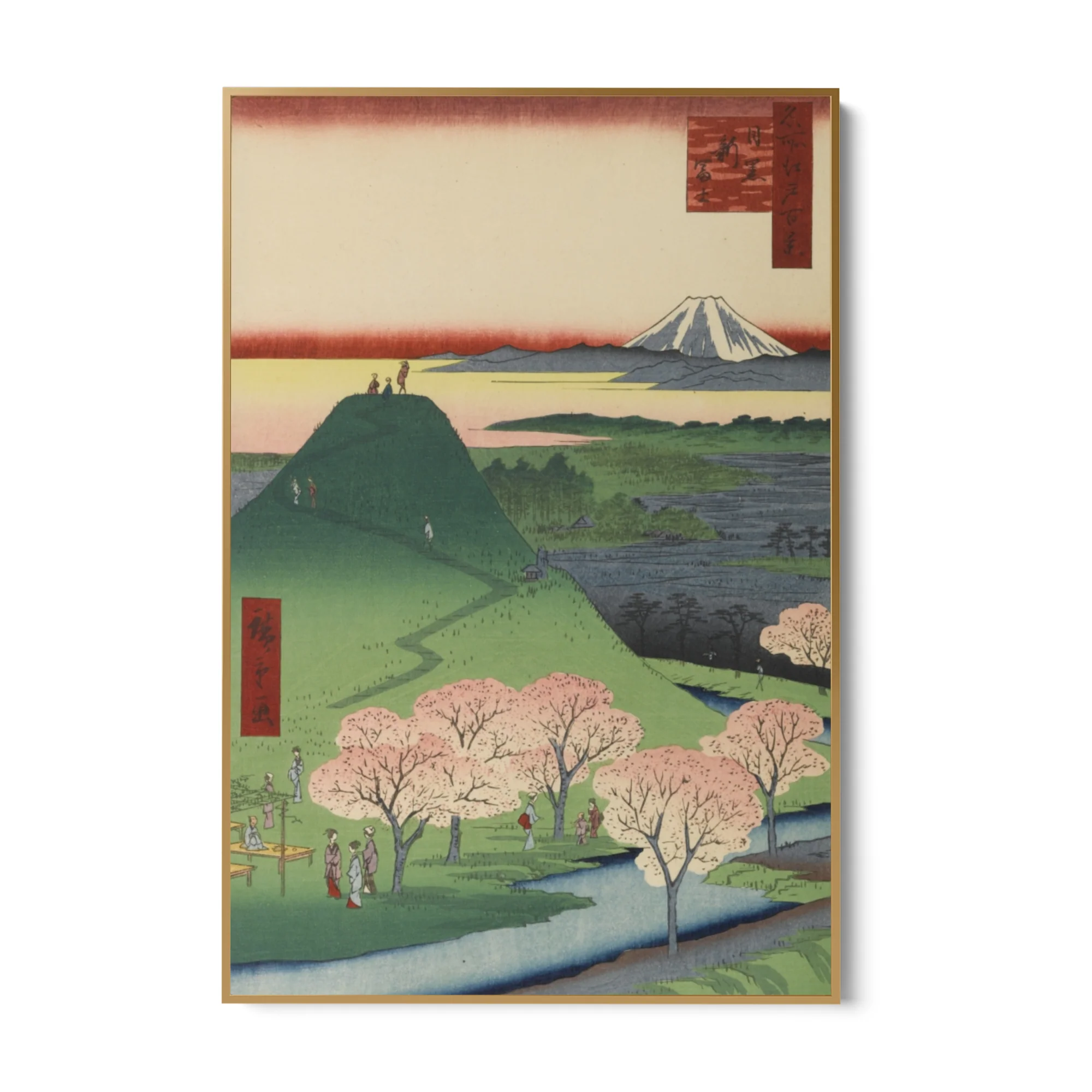 Le Cento vedute famose di Edo XXIV, Utagawa Hiroshige - Image 7