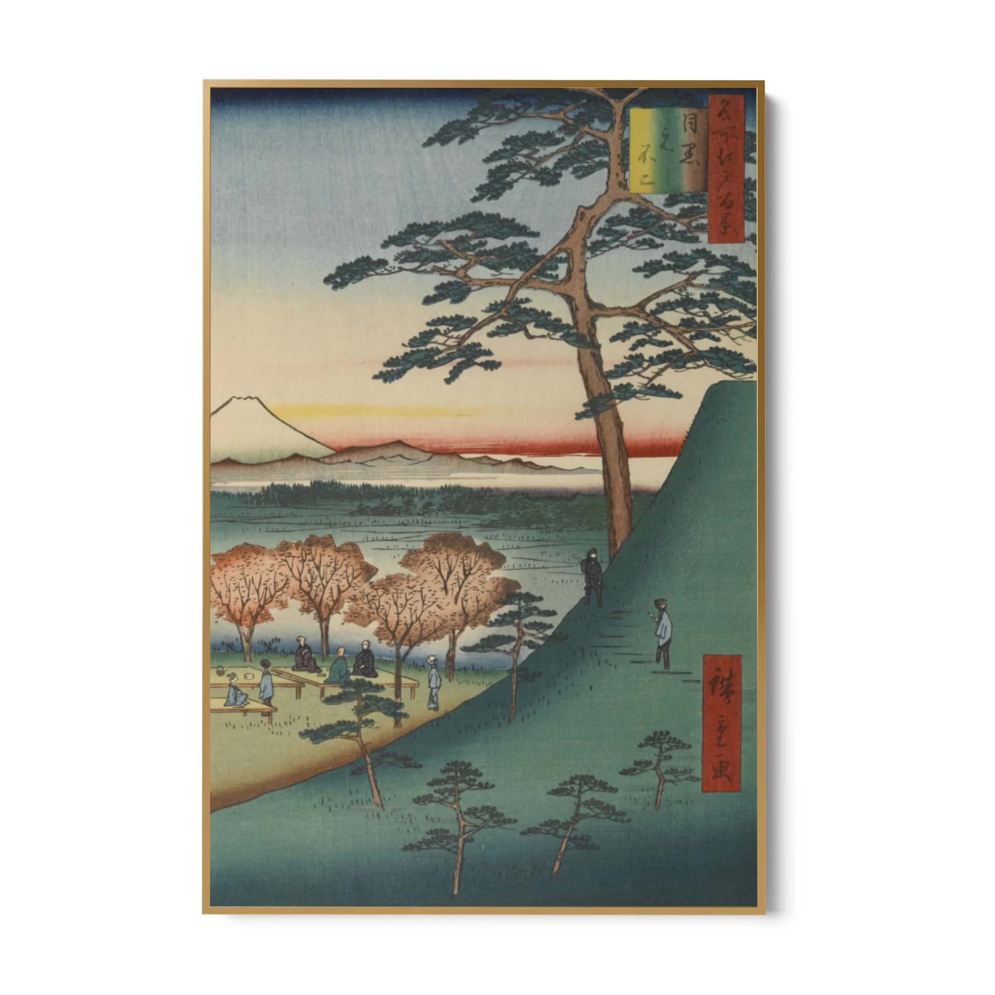 Le Cento vedute famose di Edo XXV, Utagawa Hiroshige - Image 6