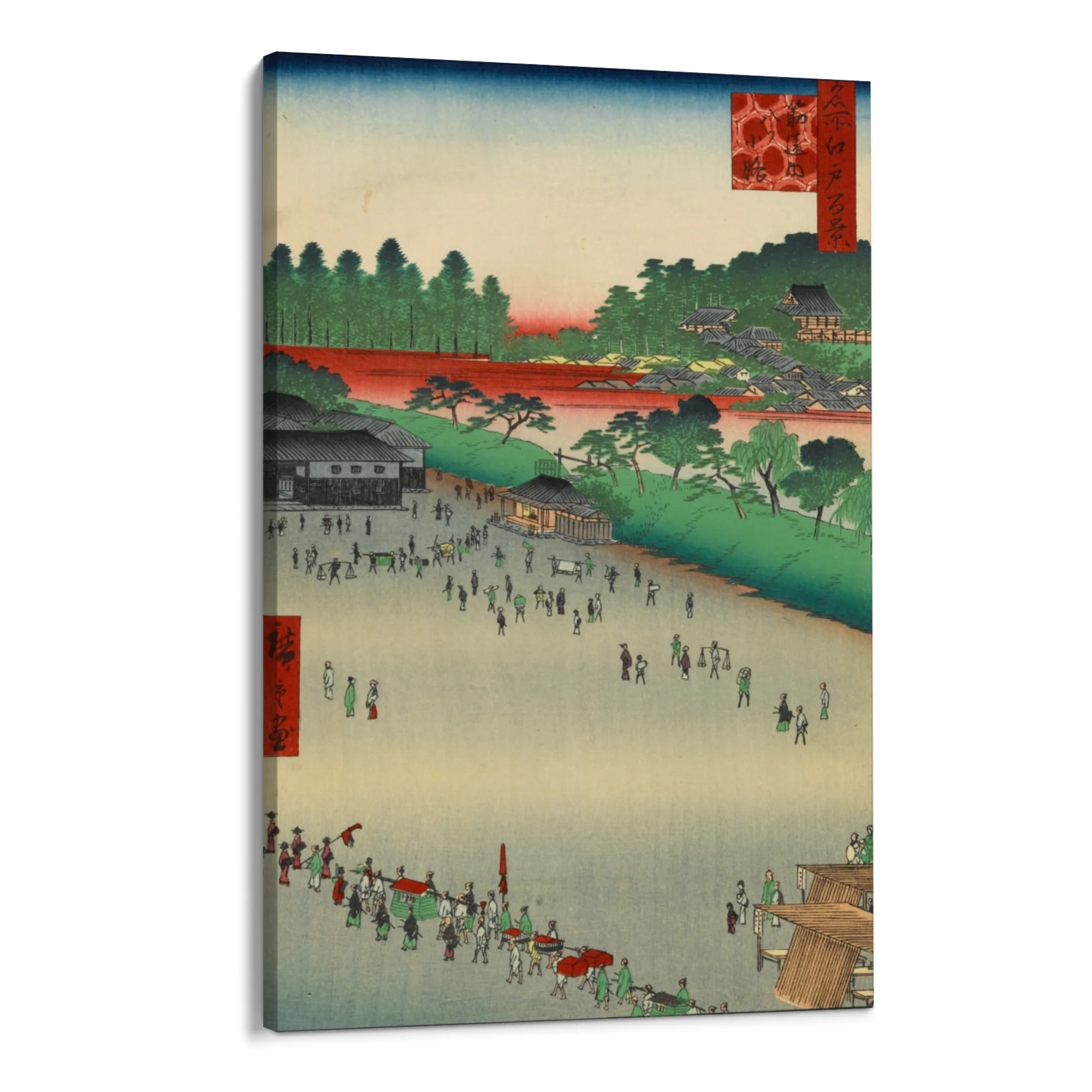 Le Cento vedute famose di Edo IX, Utagawa Hiroshige - Image 8