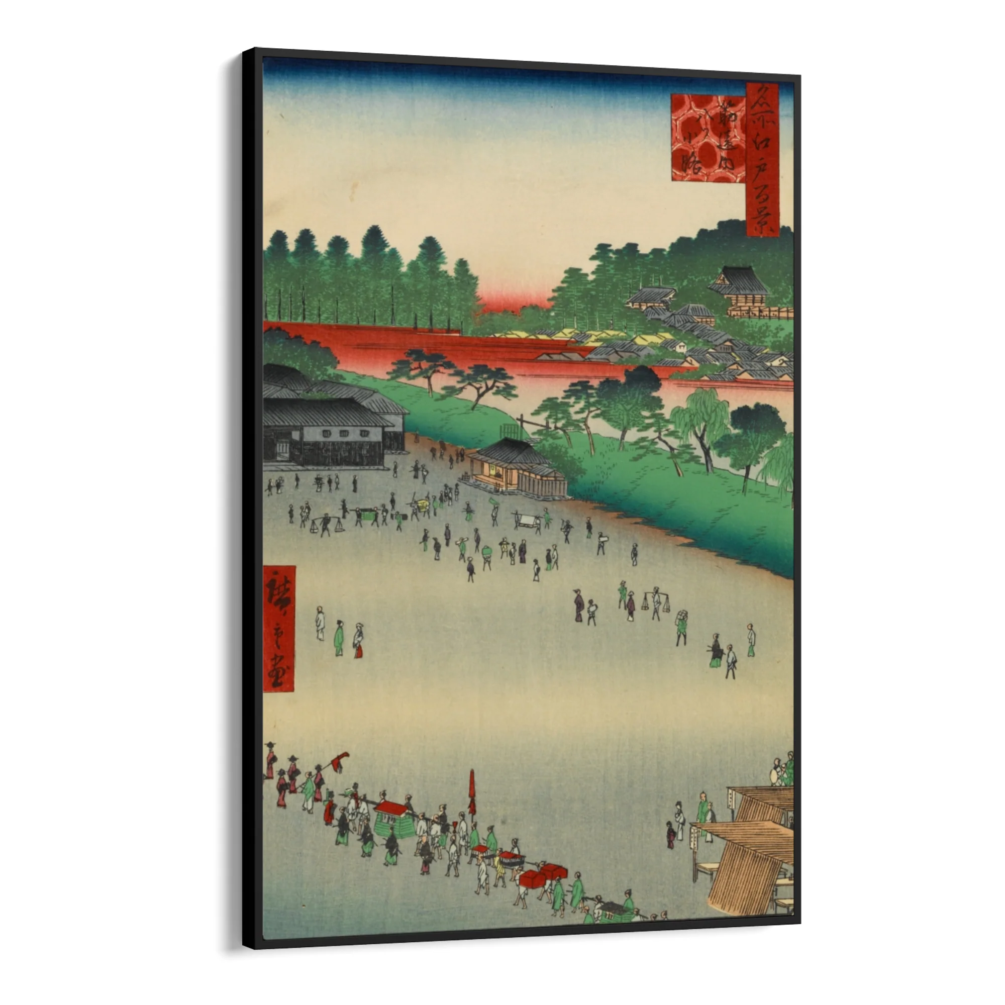 Le Cento vedute famose di Edo IX, Utagawa Hiroshige - Image 9