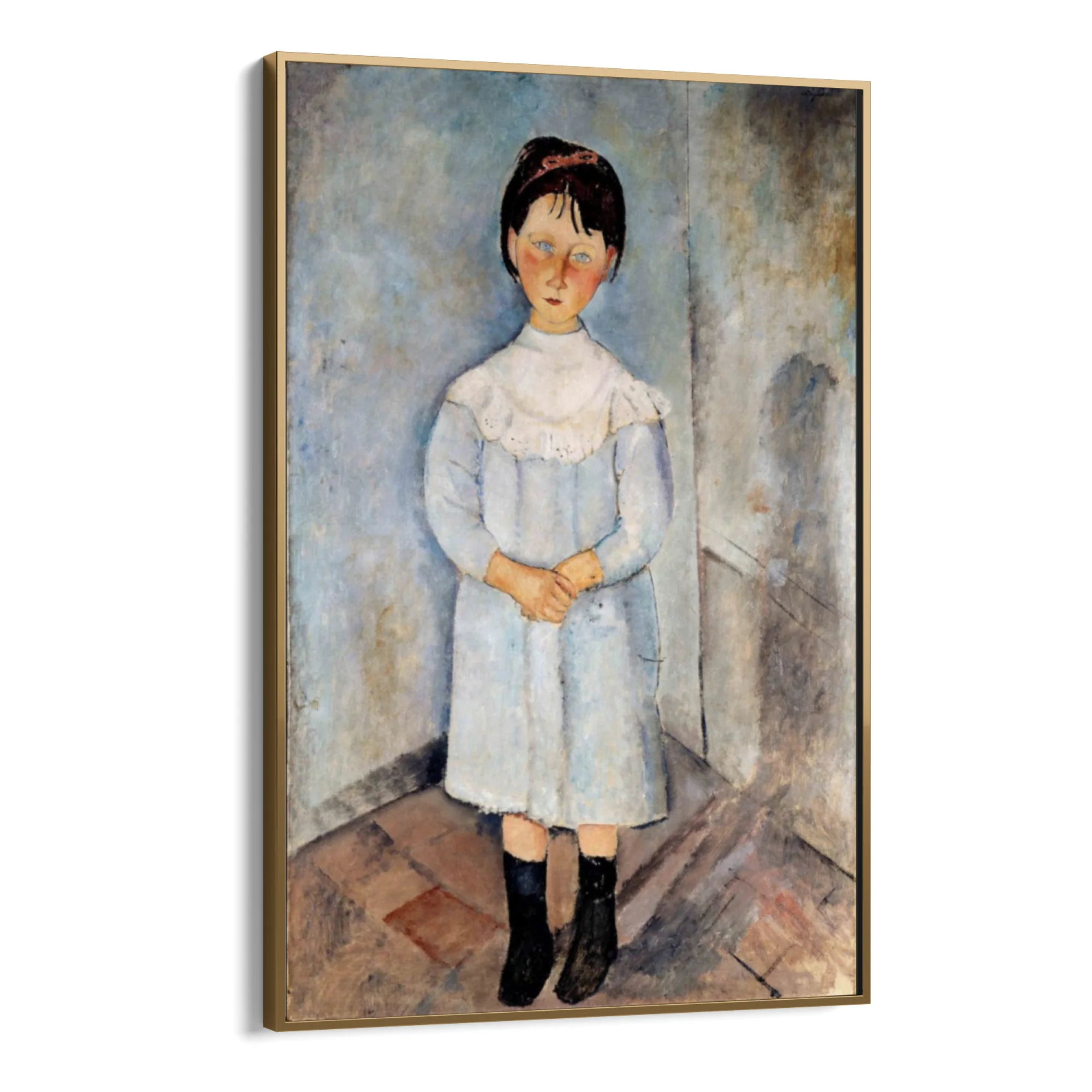 Bambina in Azzurro, Amedeo Modigliani - Image 10