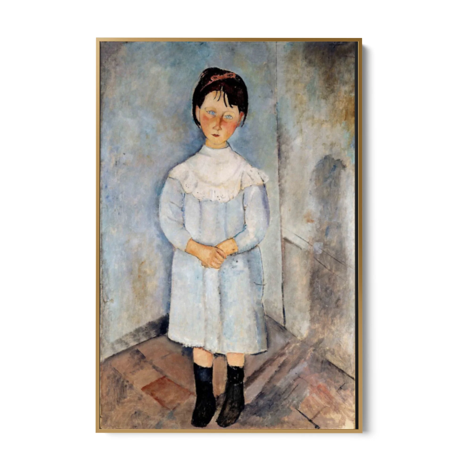 Bambina in Azzurro, Amedeo Modigliani - Image 6