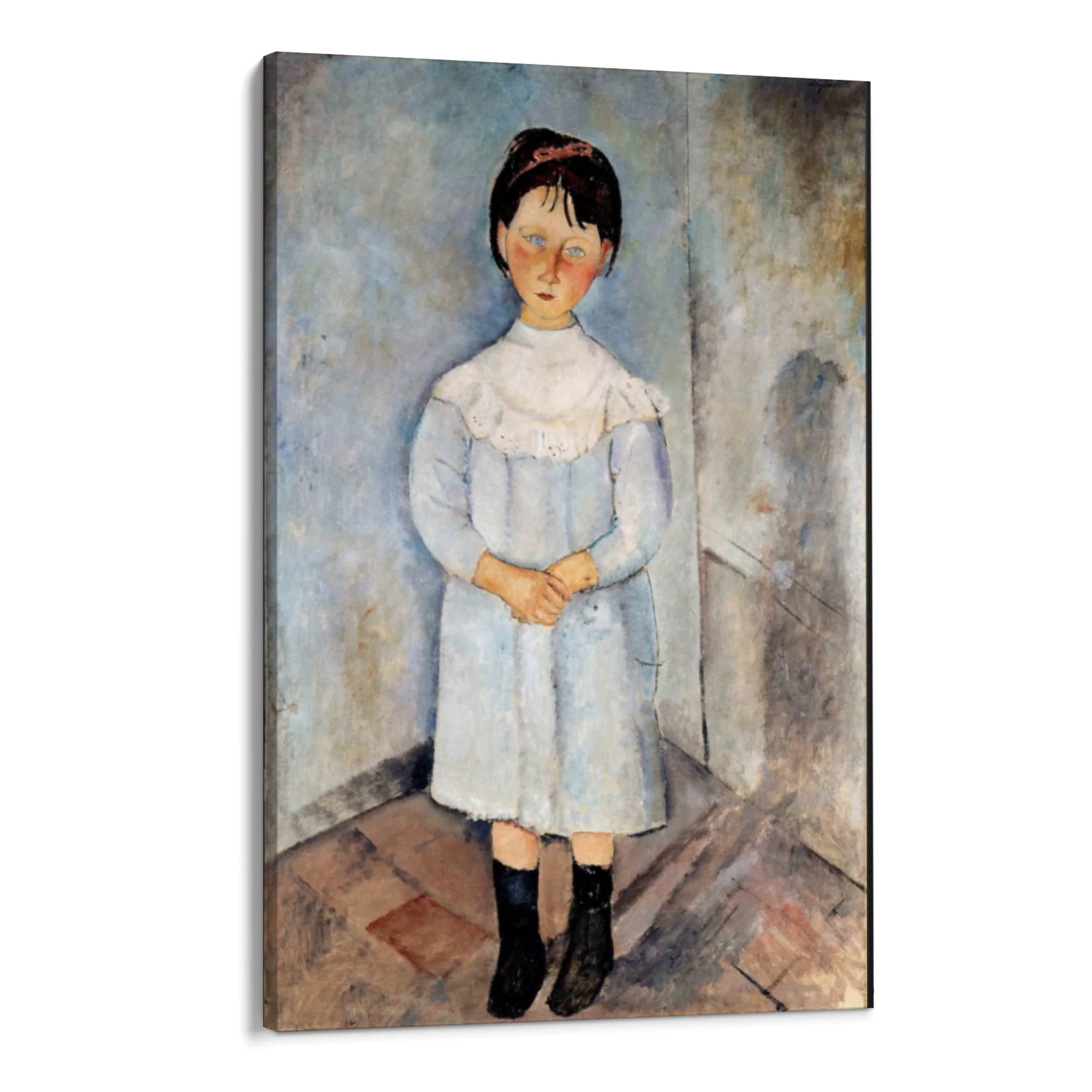 Bambina in Azzurro, Amedeo Modigliani - Image 8