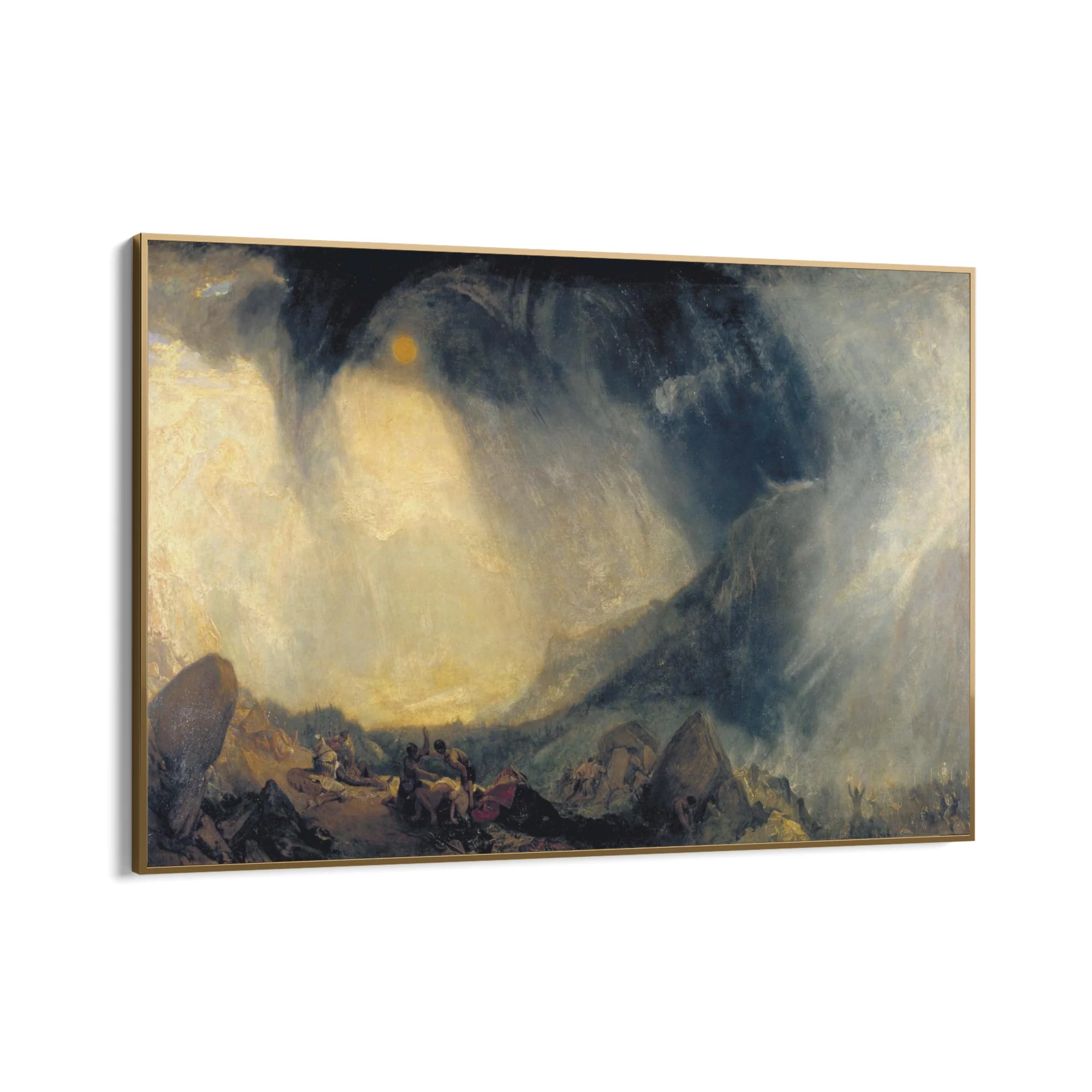Bufera di neve Annibale e il suo esercito attraversano le Alpi, William Turner - Image 11