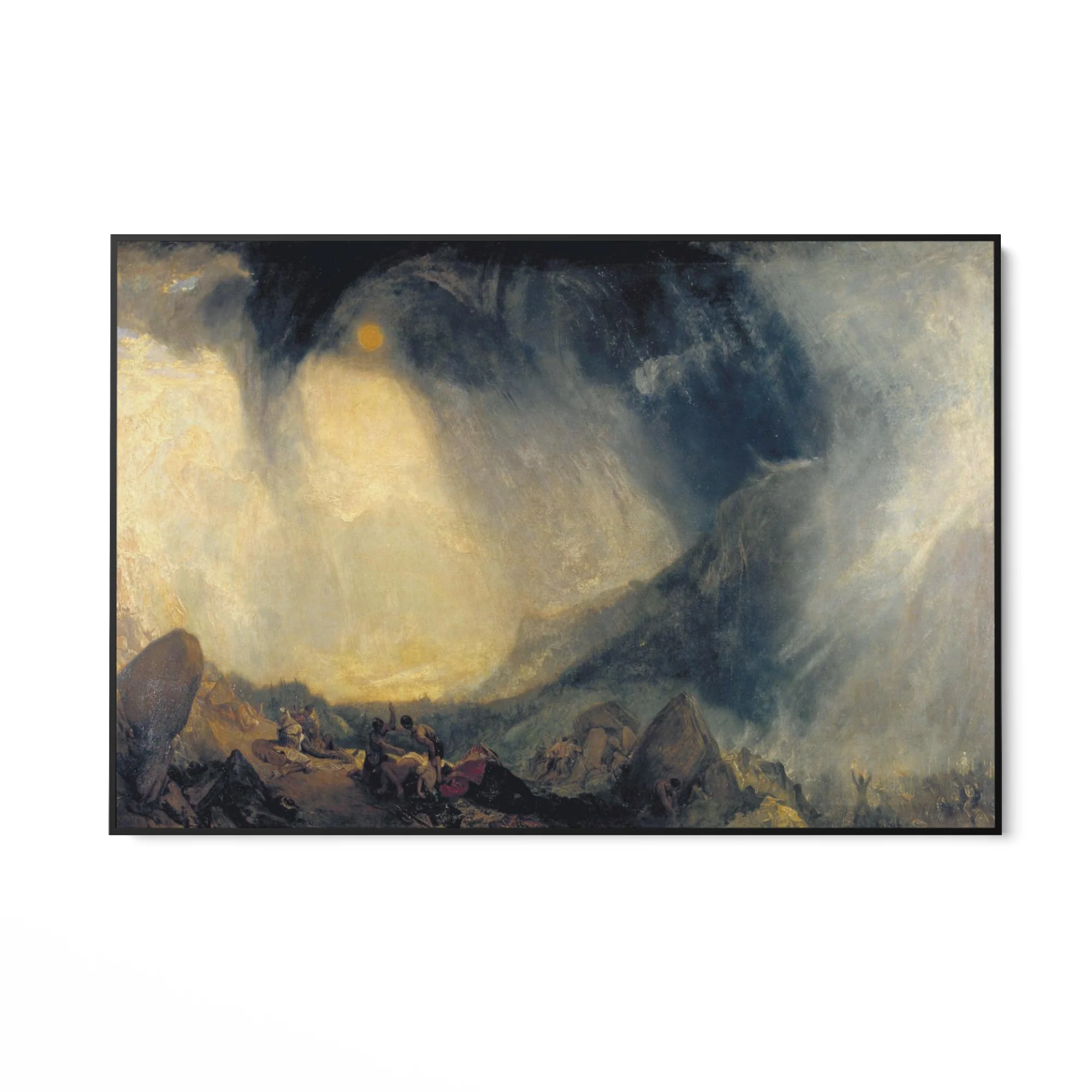 Bufera di neve Annibale e il suo esercito attraversano le Alpi, William Turner - Image 5