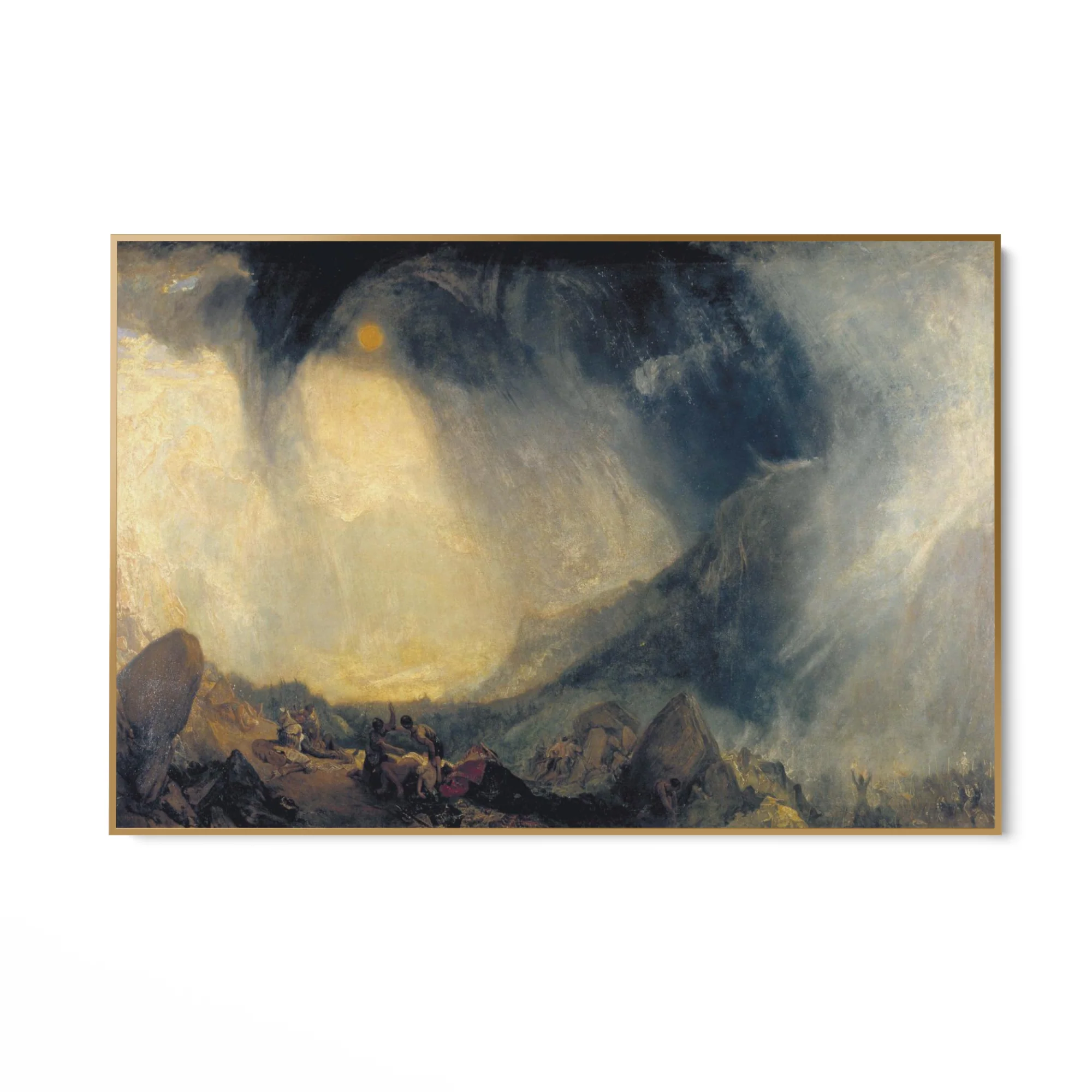 Bufera di neve Annibale e il suo esercito attraversano le Alpi, William Turner - Image 6