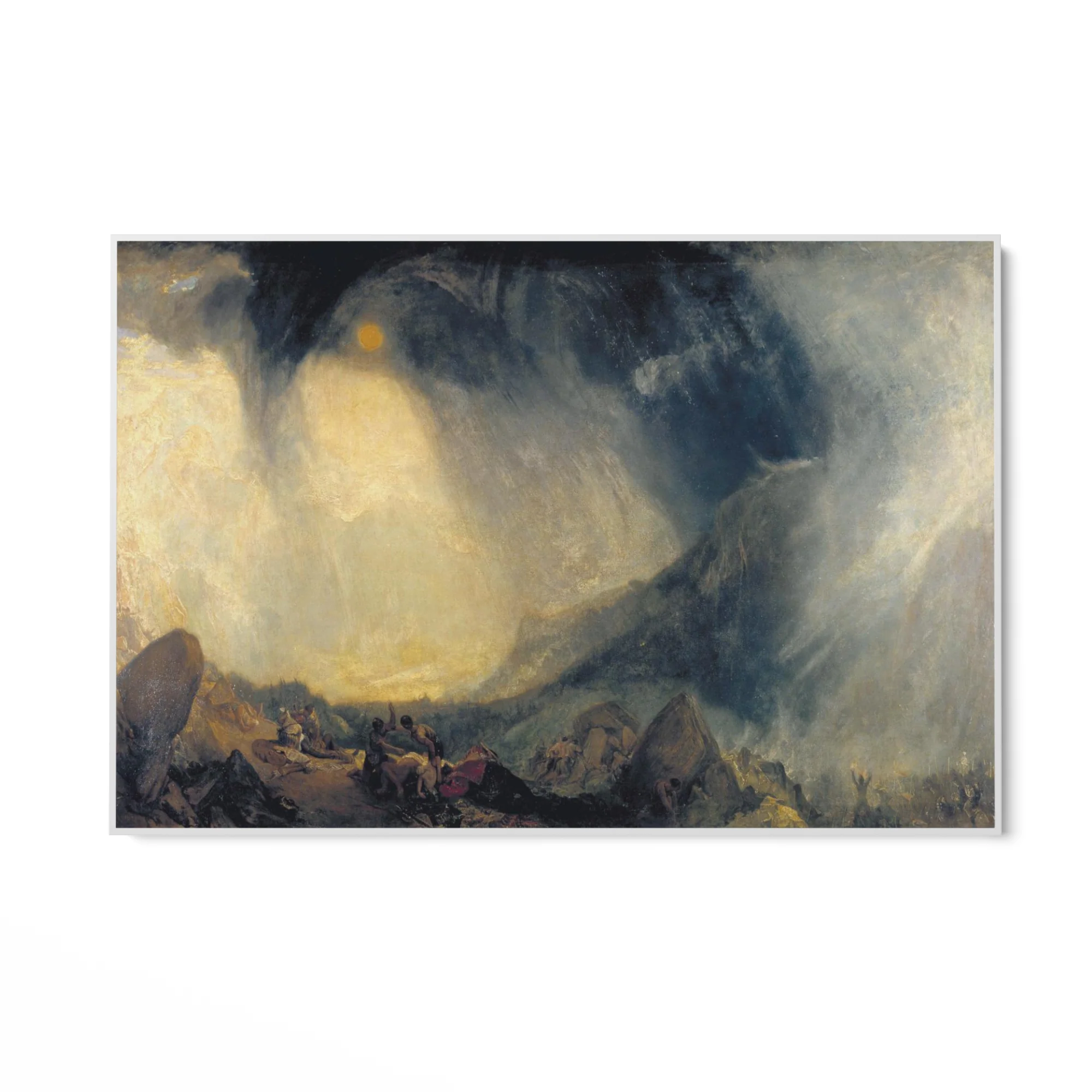 Bufera di neve Annibale e il suo esercito attraversano le Alpi, William Turner - Image 7