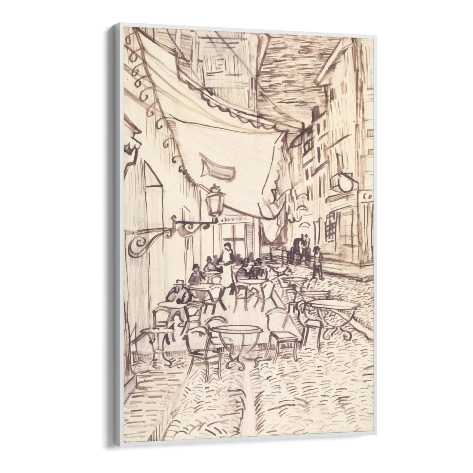 Cafe Terrace at Night, Vincent Van Gogh - Image 10
