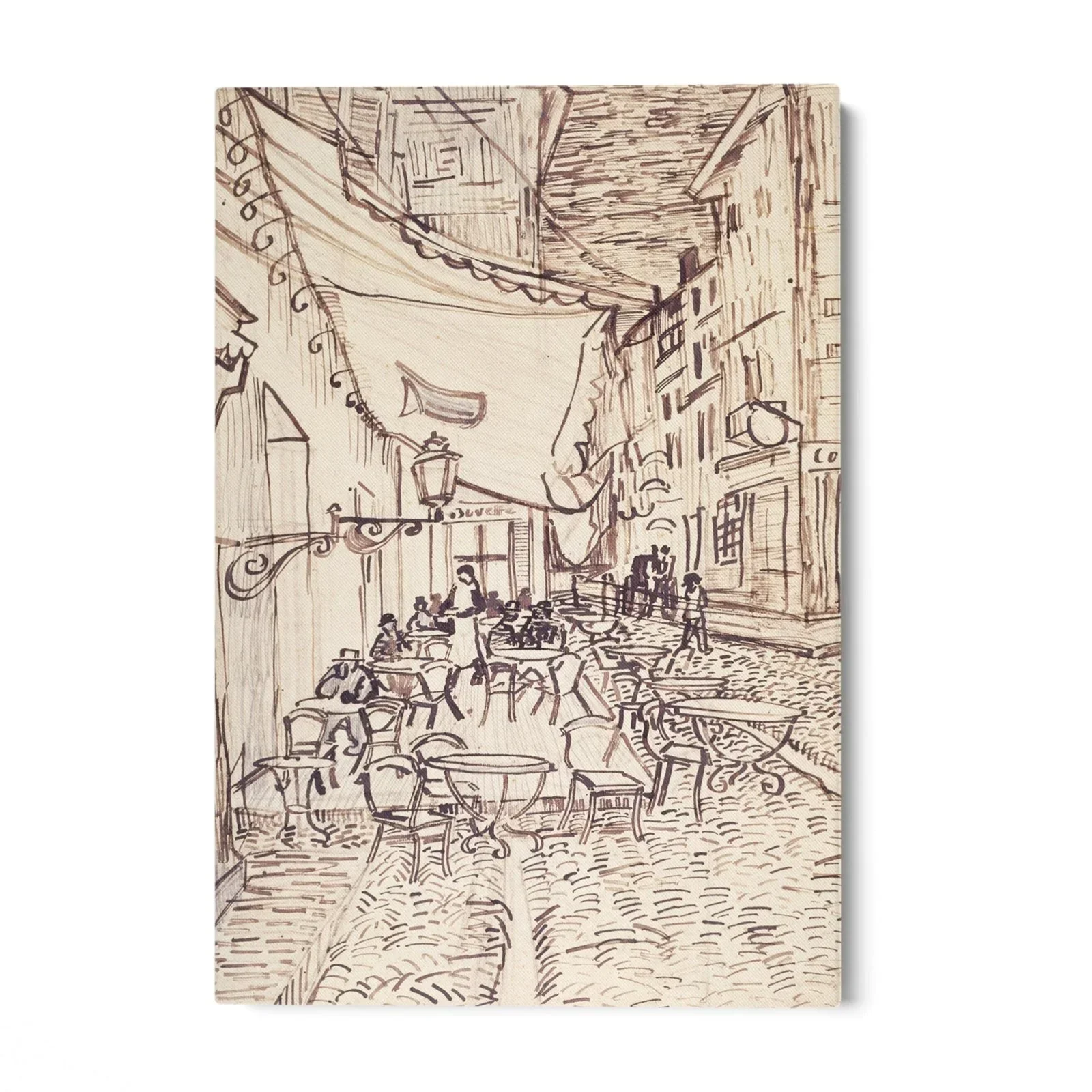 Cafe Terrace at Night, Vincent Van Gogh - Image 3