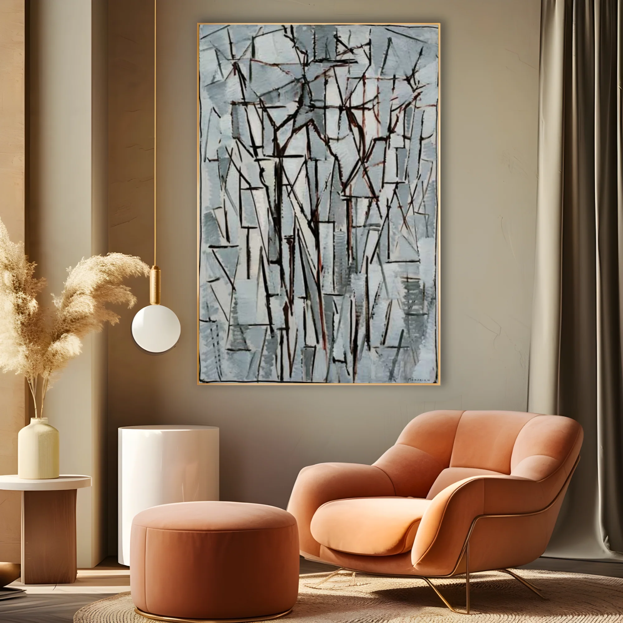 Composizione alberi II, Piet Mondrian - Image 10