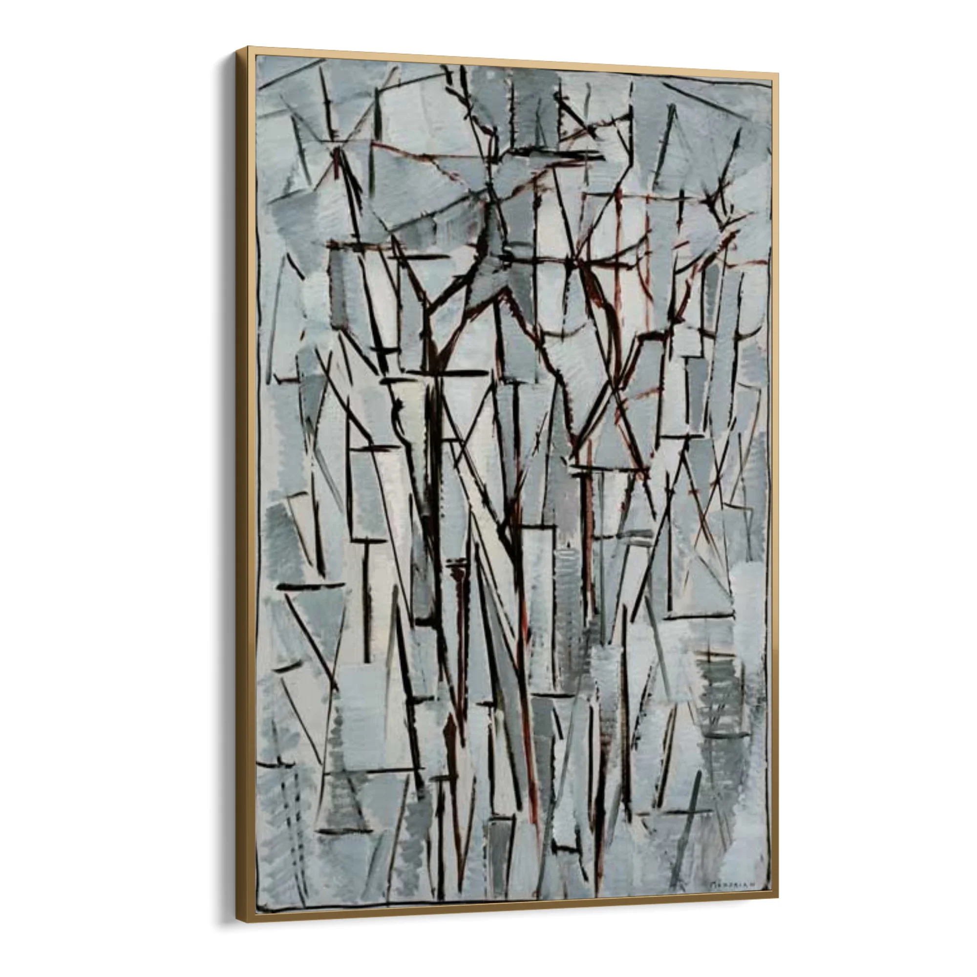 Composizione alberi II, Piet Mondrian - Image 3