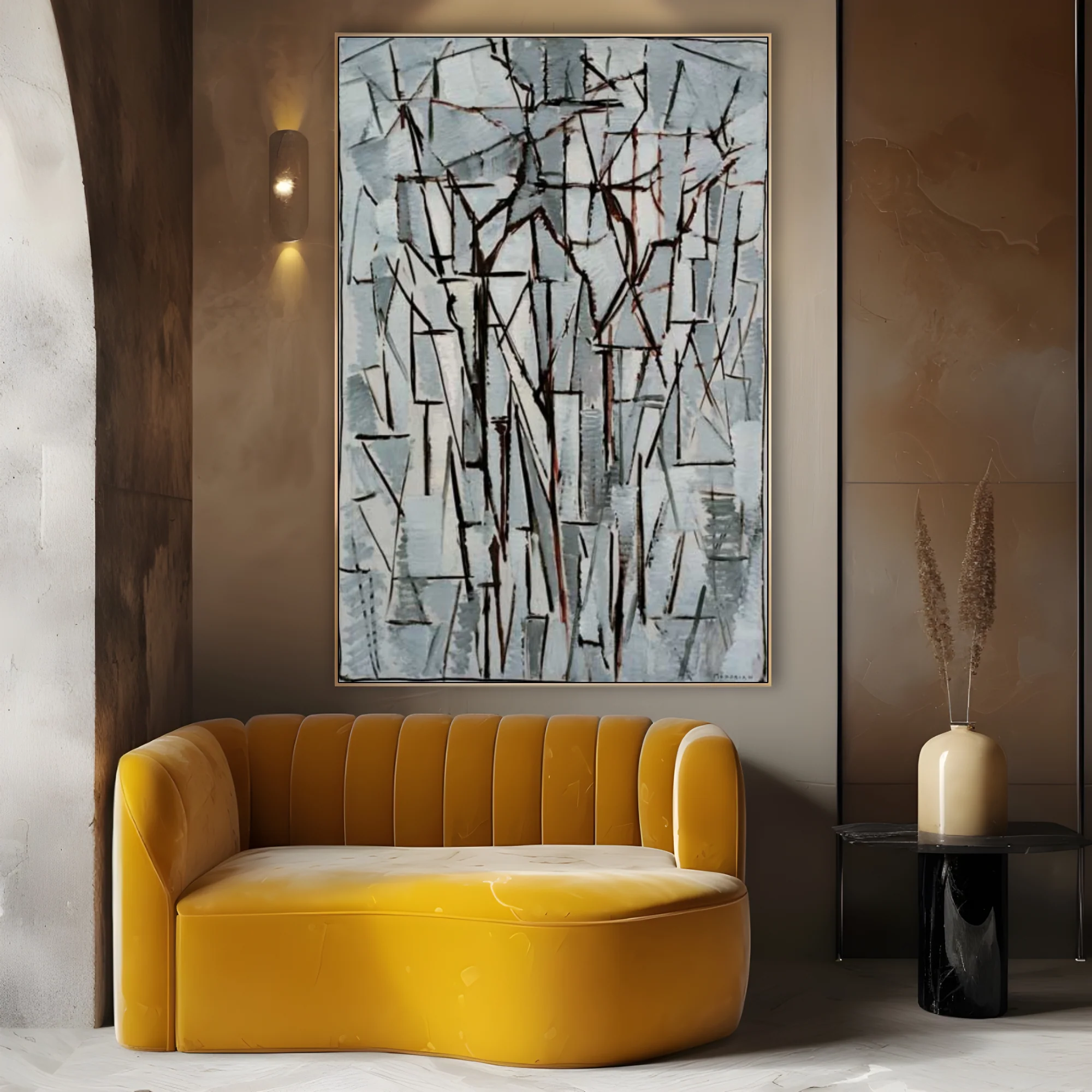 Composizione alberi II, Piet Mondrian - Image 6