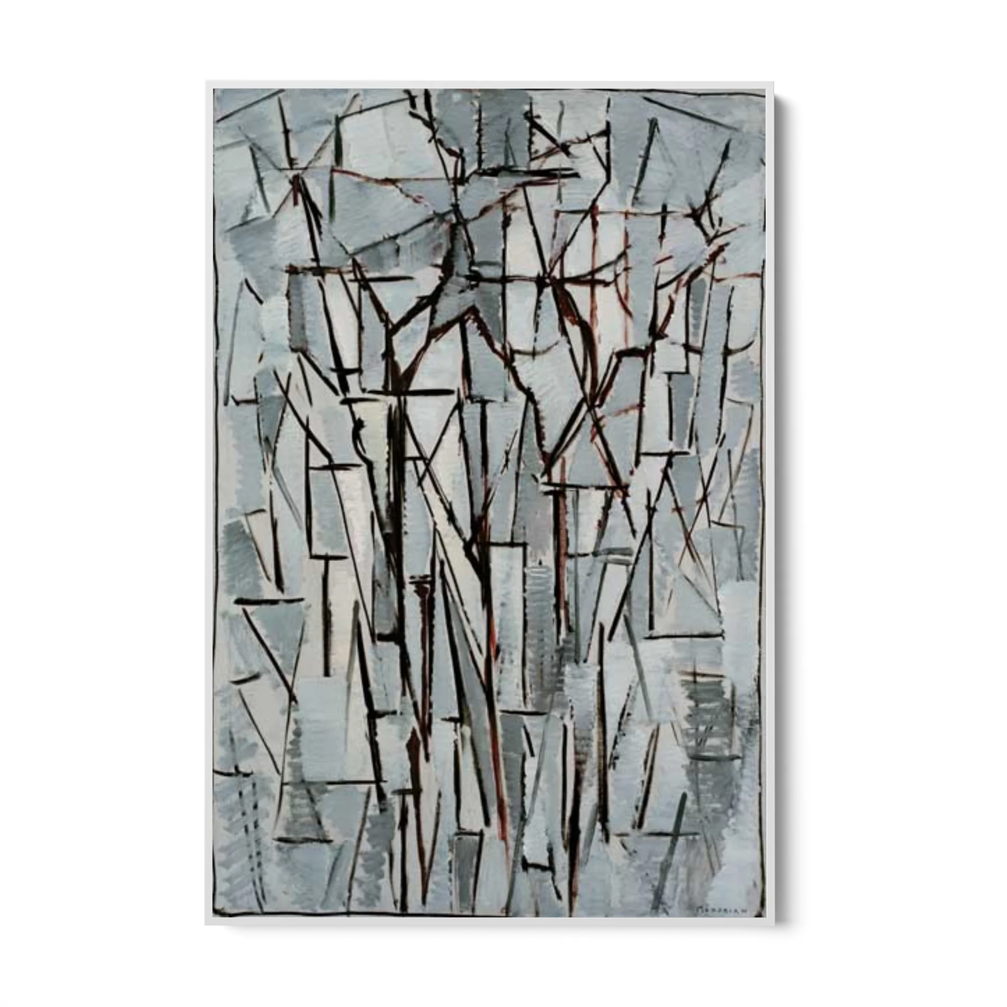 Composizione alberi II, Piet Mondrian - Image 7