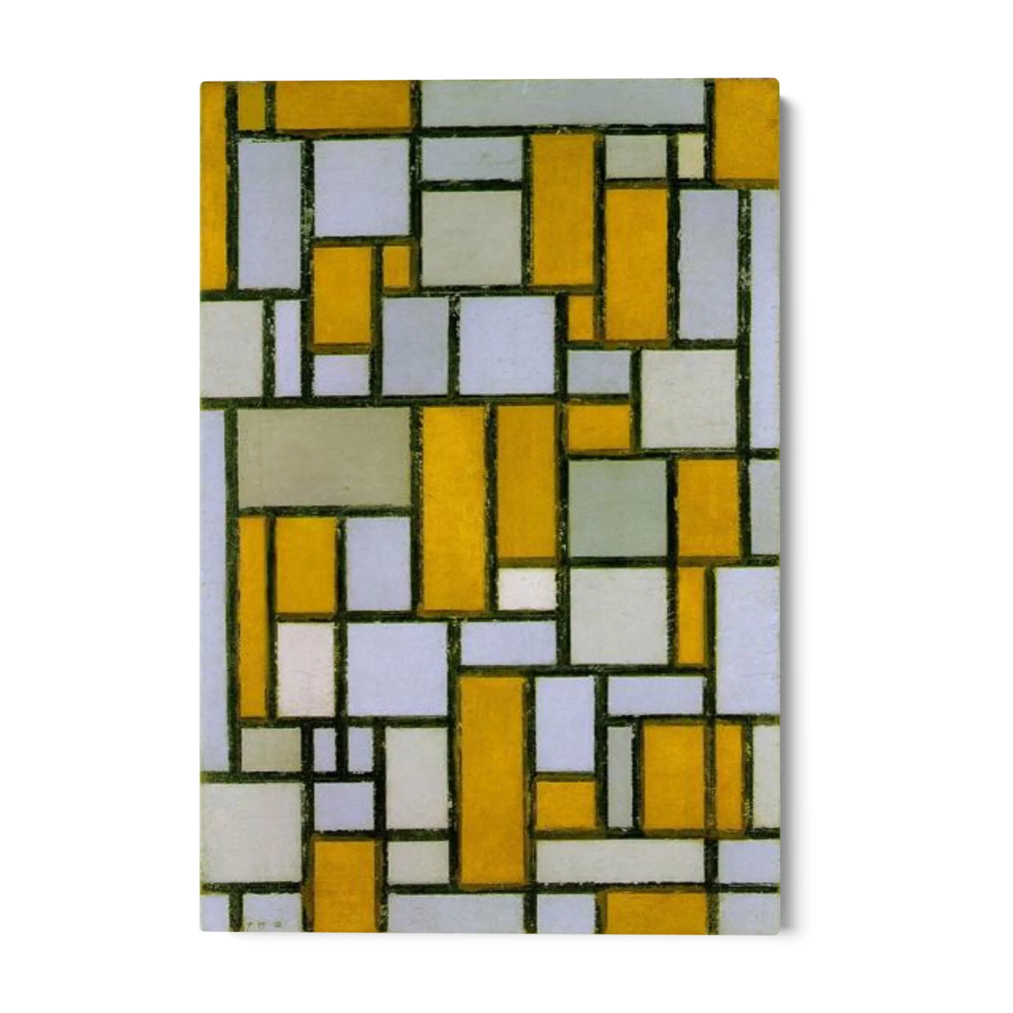 Composizione in grigio e ocra, Piet Mondrian - Image 4