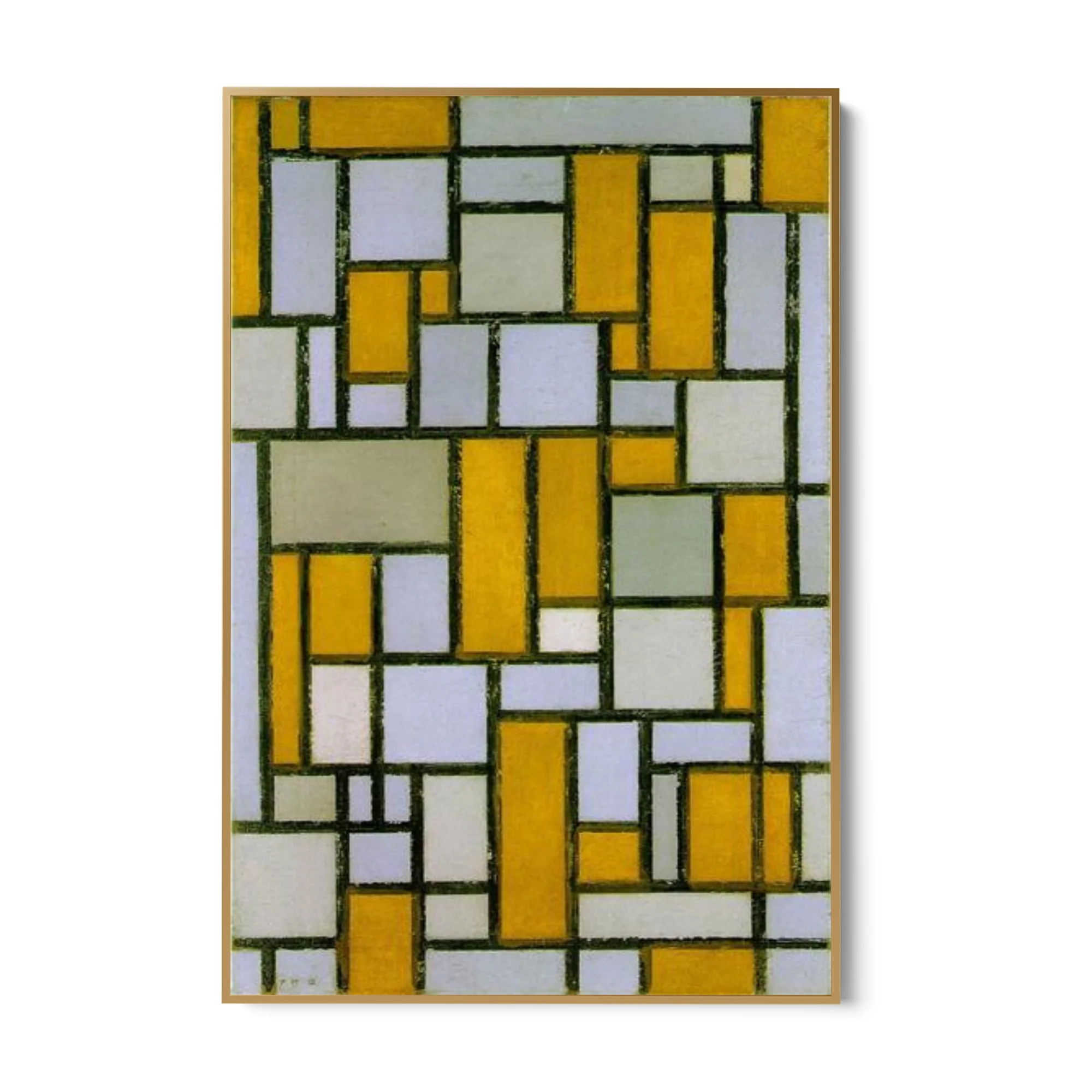 Composizione in grigio e ocra, Piet Mondrian - Image 6