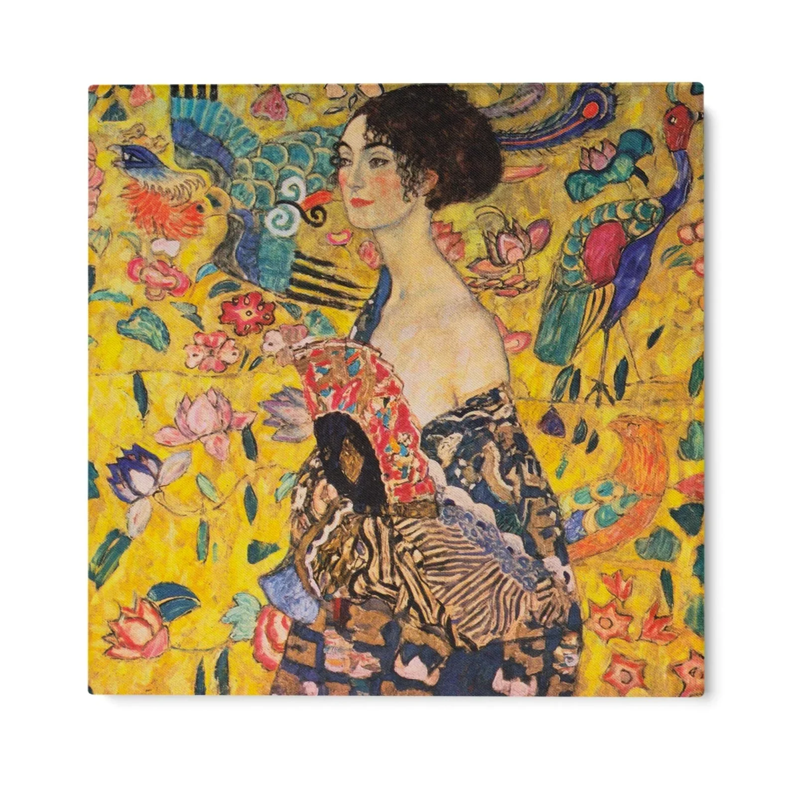 Dama con ventaglio, Gustav Klimt - Image 3