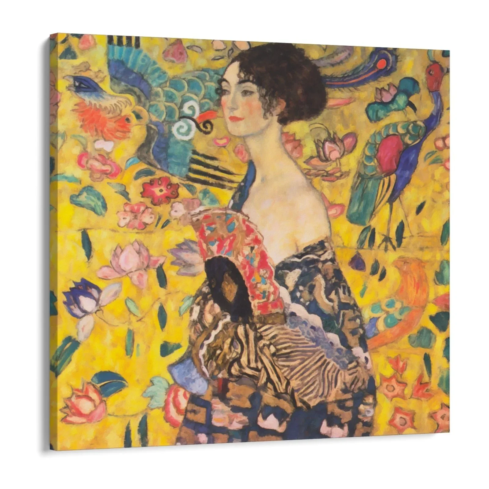 Dama con ventaglio, Gustav Klimt - Image 4