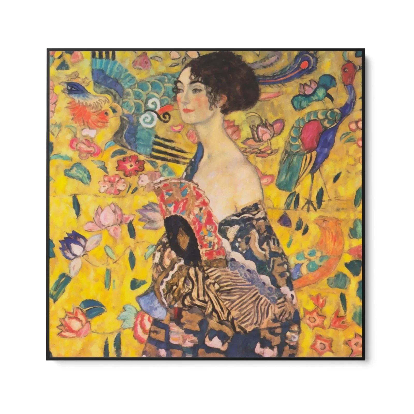 Dama con ventaglio, Gustav Klimt - Image 5