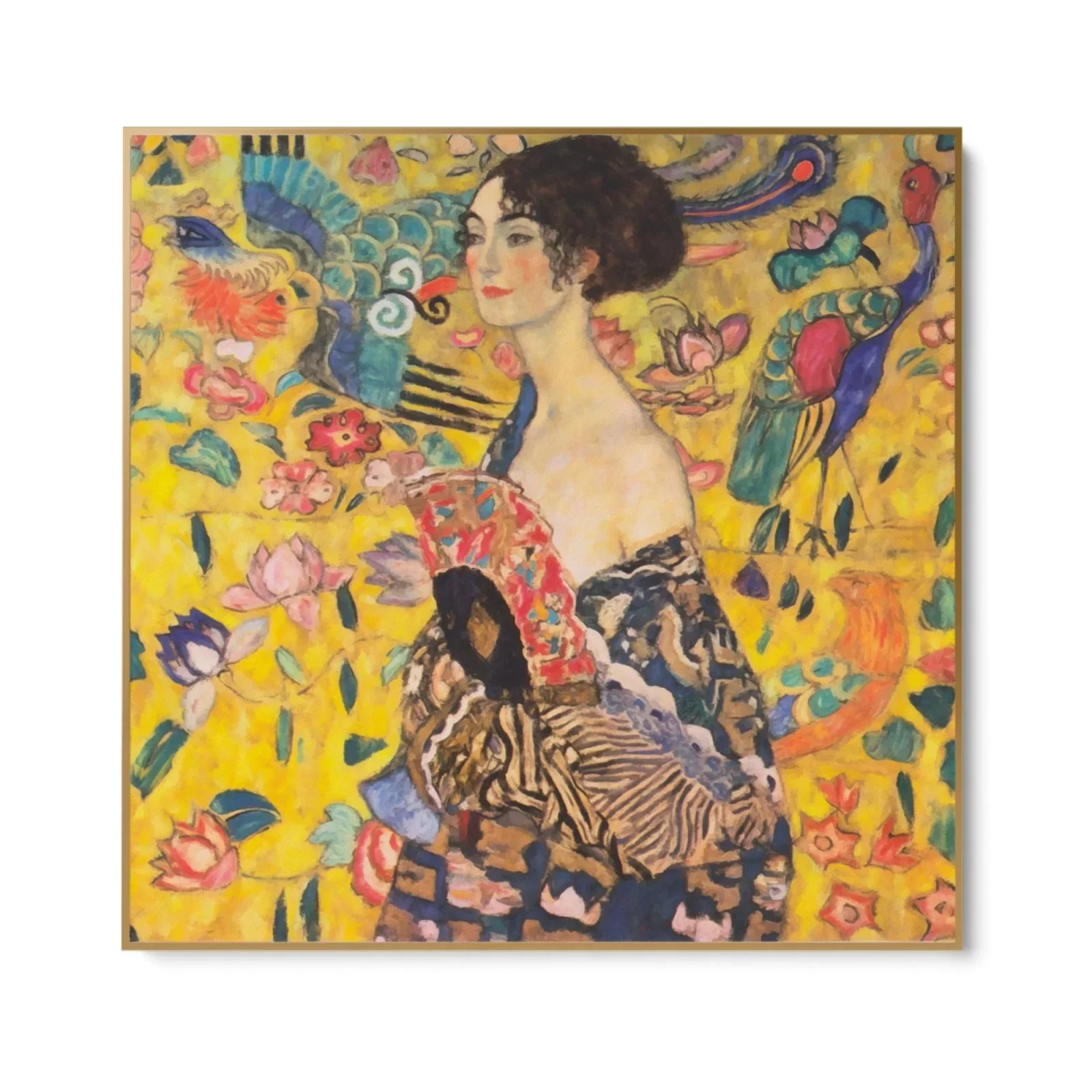 Dama con ventaglio, Gustav Klimt - Image 6