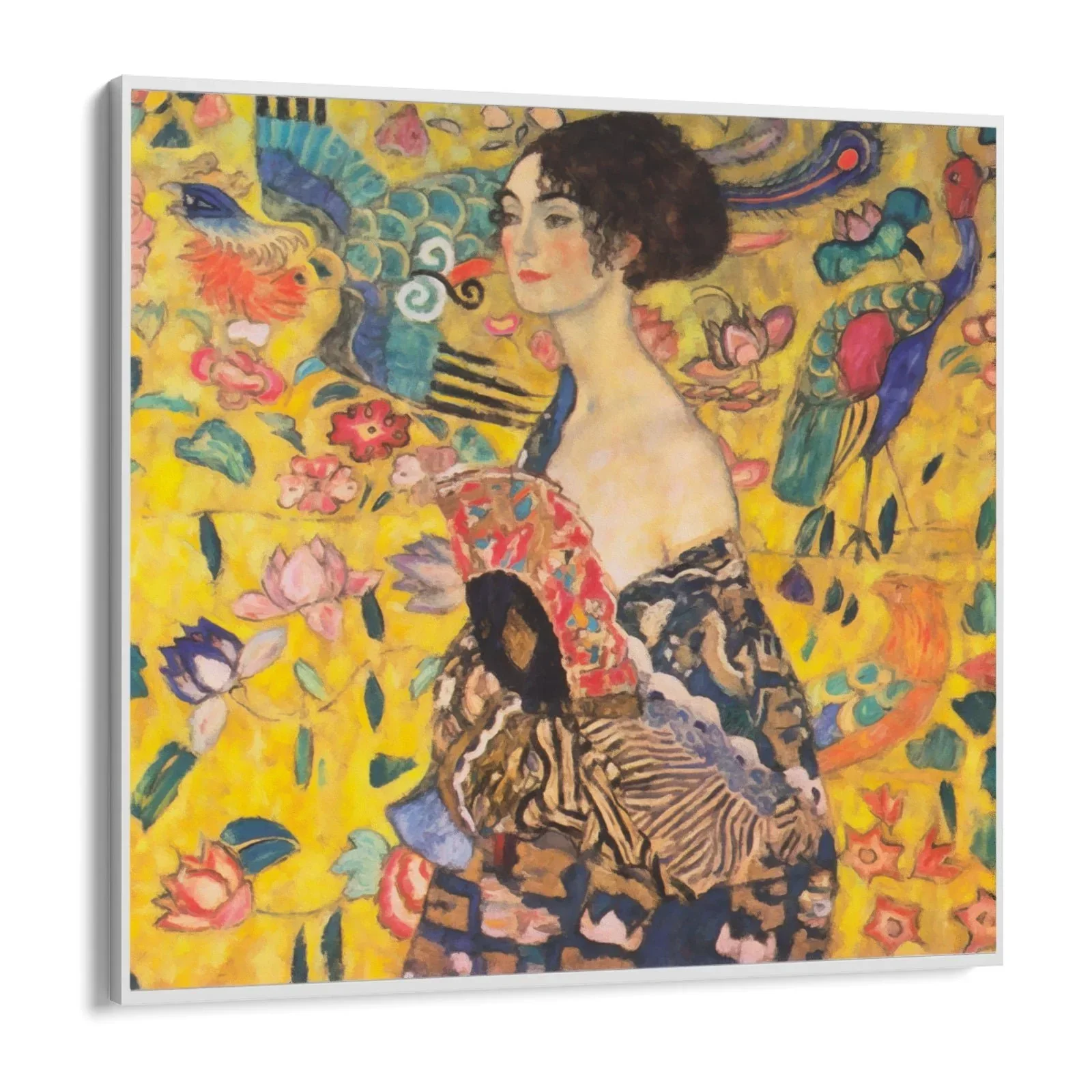 Dama con ventaglio, Gustav Klimt - Image 7