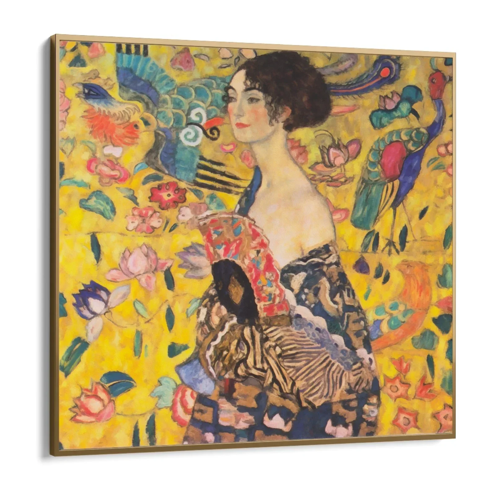 Dama con ventaglio, Gustav Klimt - Image 9
