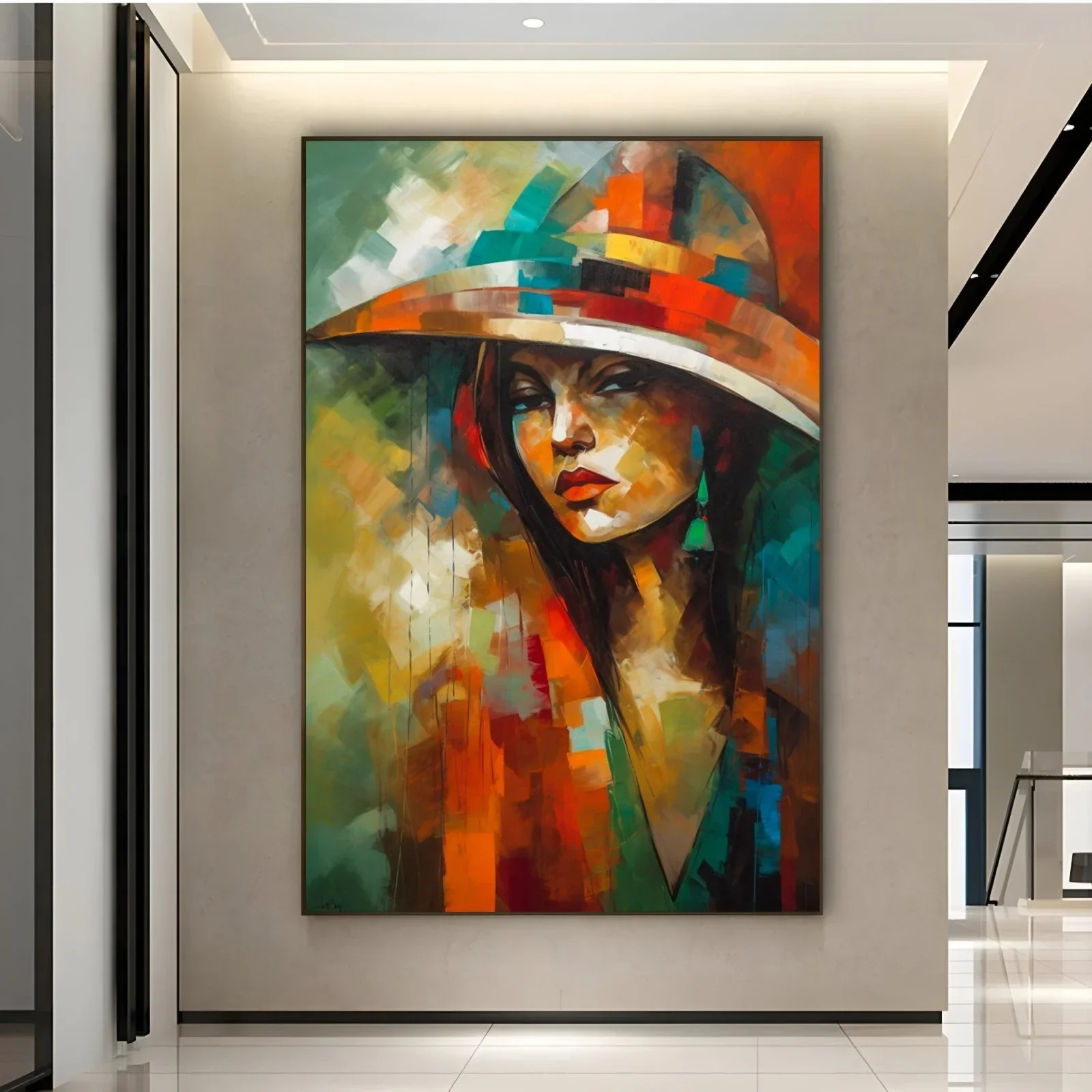 Donna con cappello - Image 2