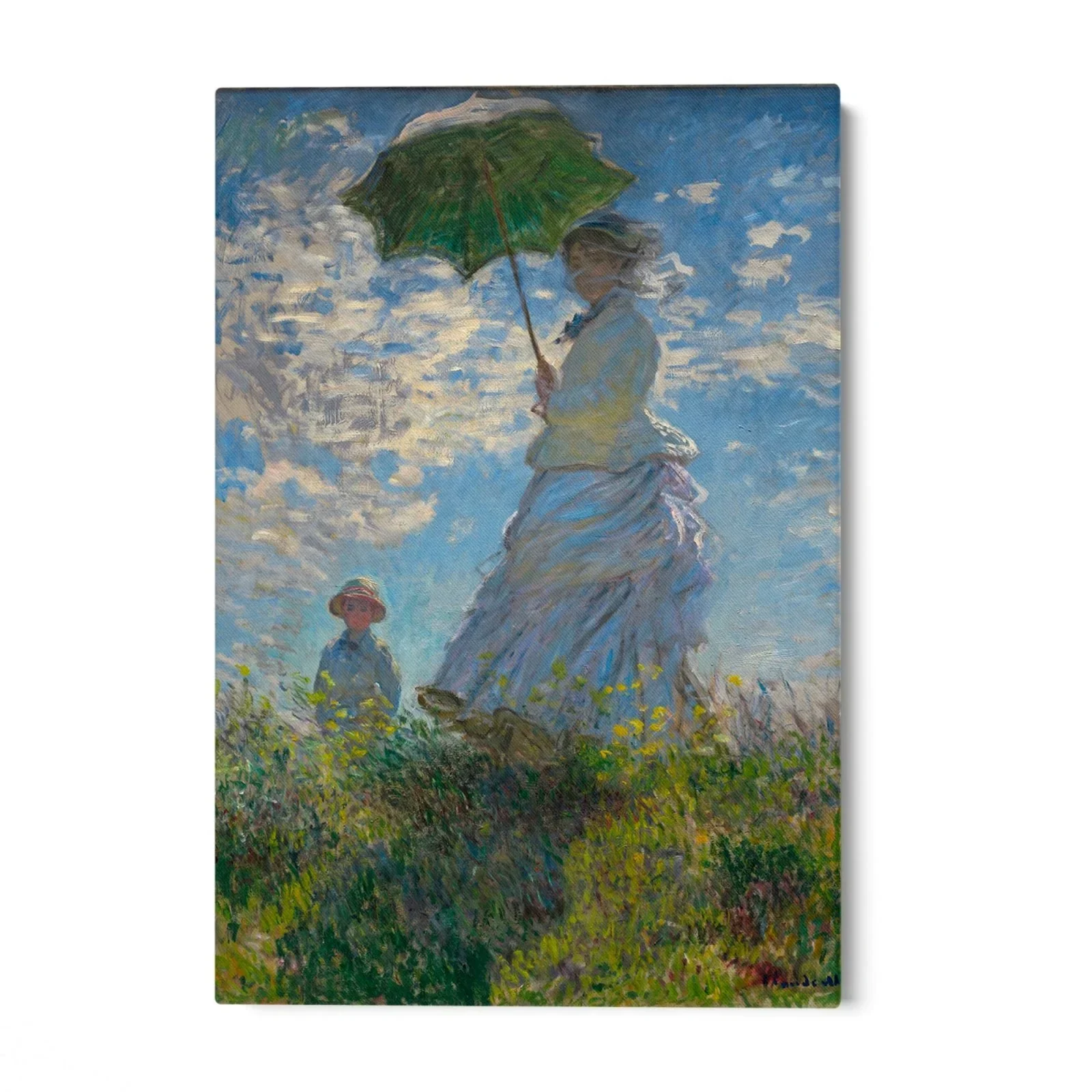 Donna con un ombrellone, Claude Monet - Image 3