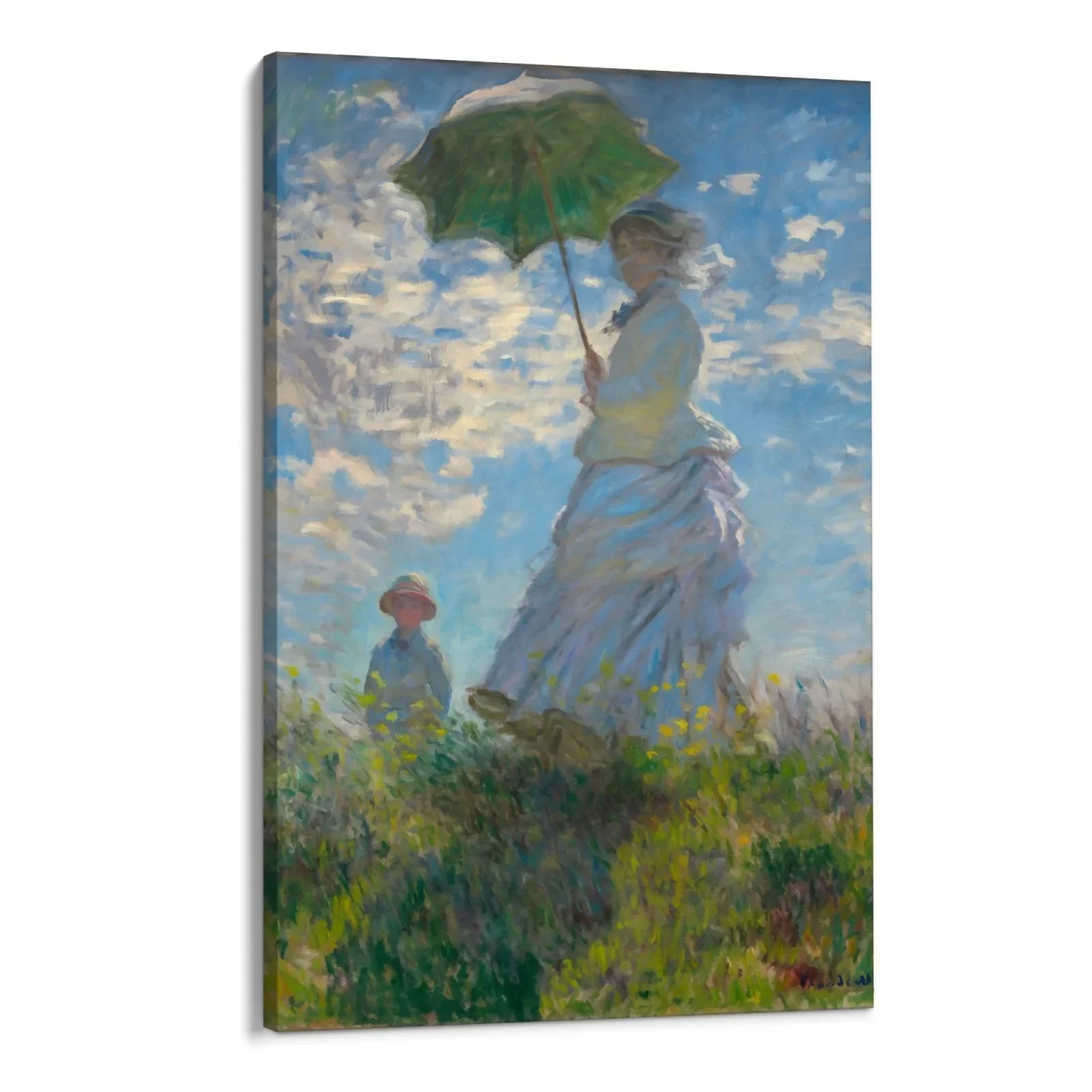 Donna con un ombrellone, Claude Monet - Image 4