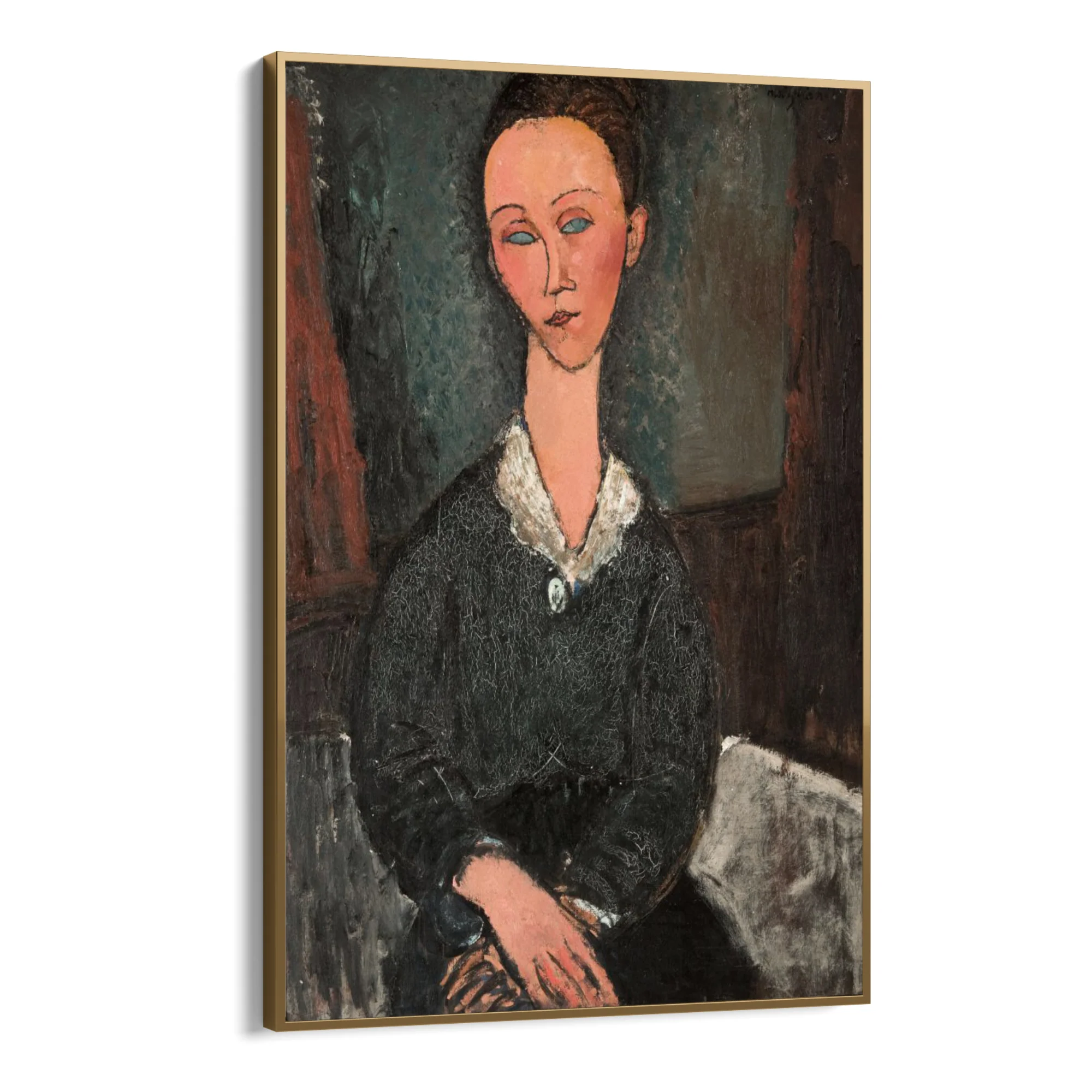 Donna dal colletto bianco, Amedeo Modigliani - Image 10