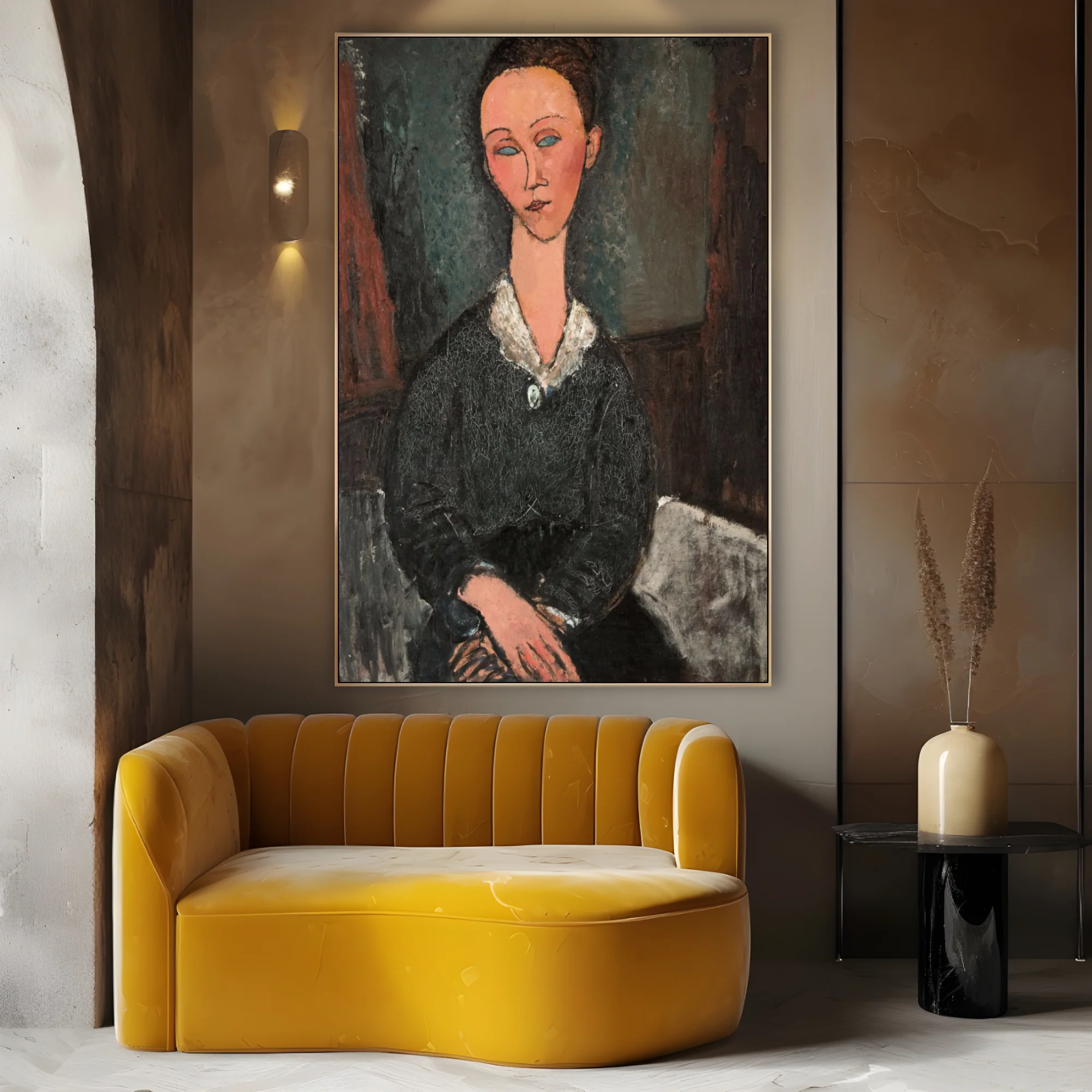 Donna dal colletto bianco, Amedeo Modigliani - Image 3