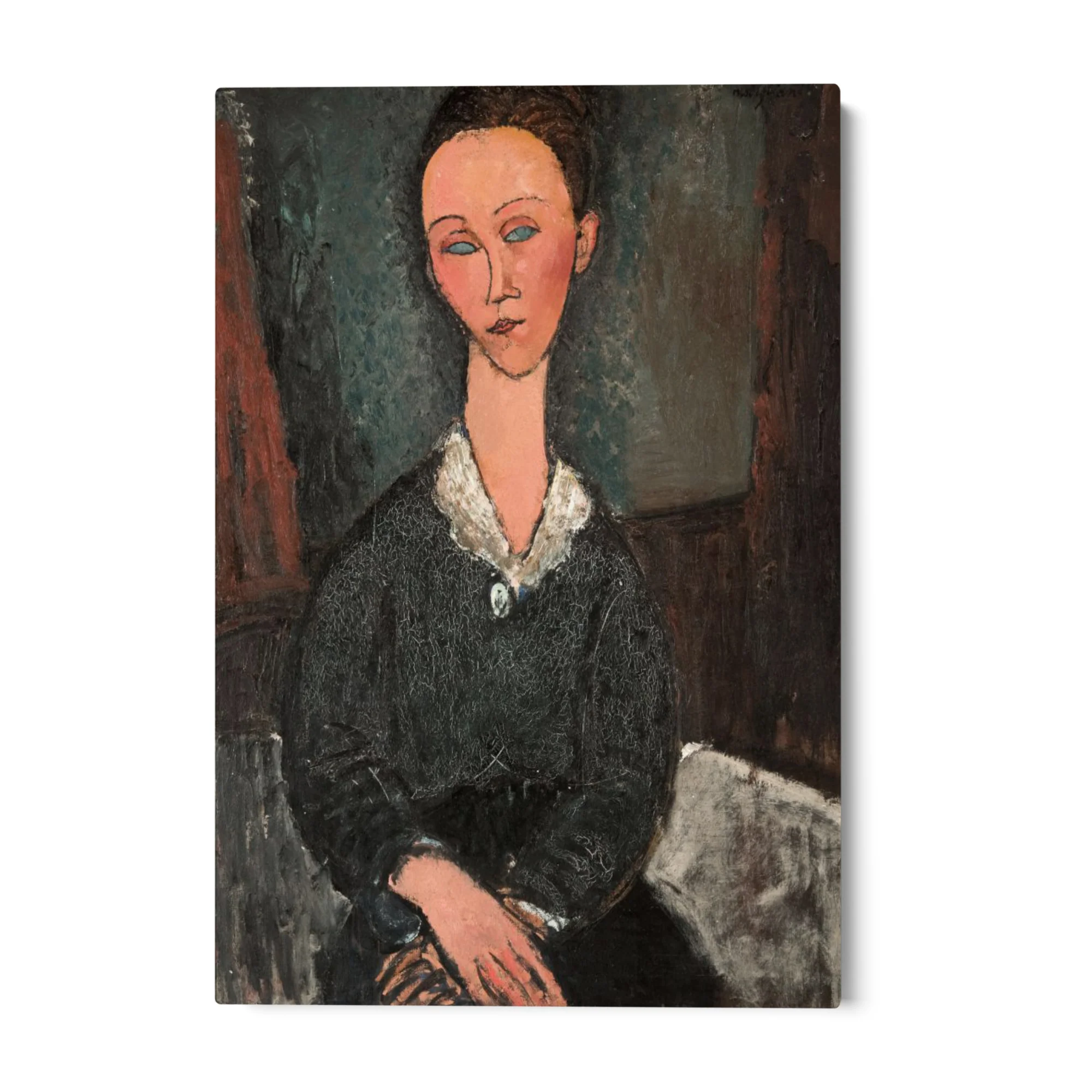 Donna dal colletto bianco, Amedeo Modigliani - Image 4