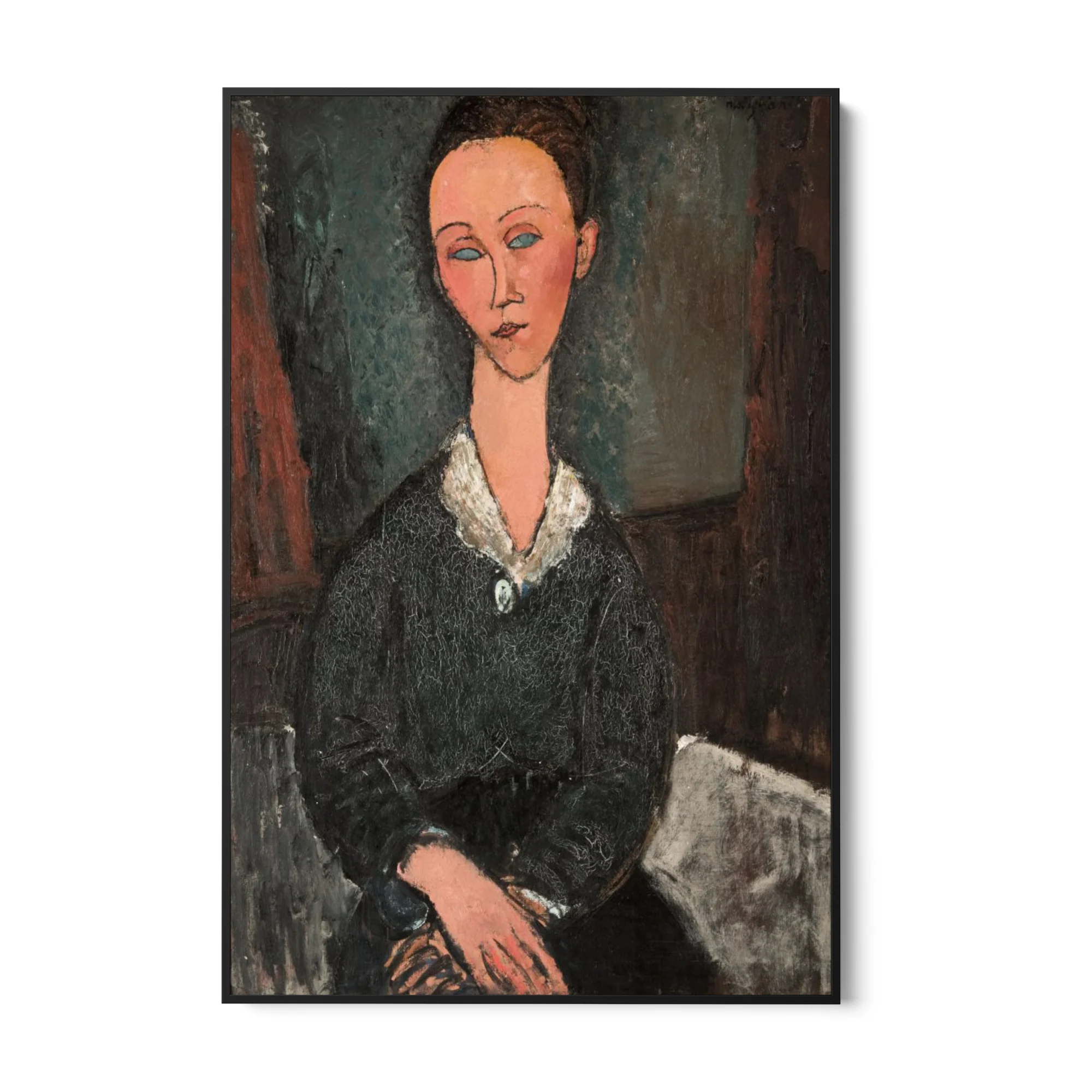 Donna dal colletto bianco, Amedeo Modigliani - Image 5