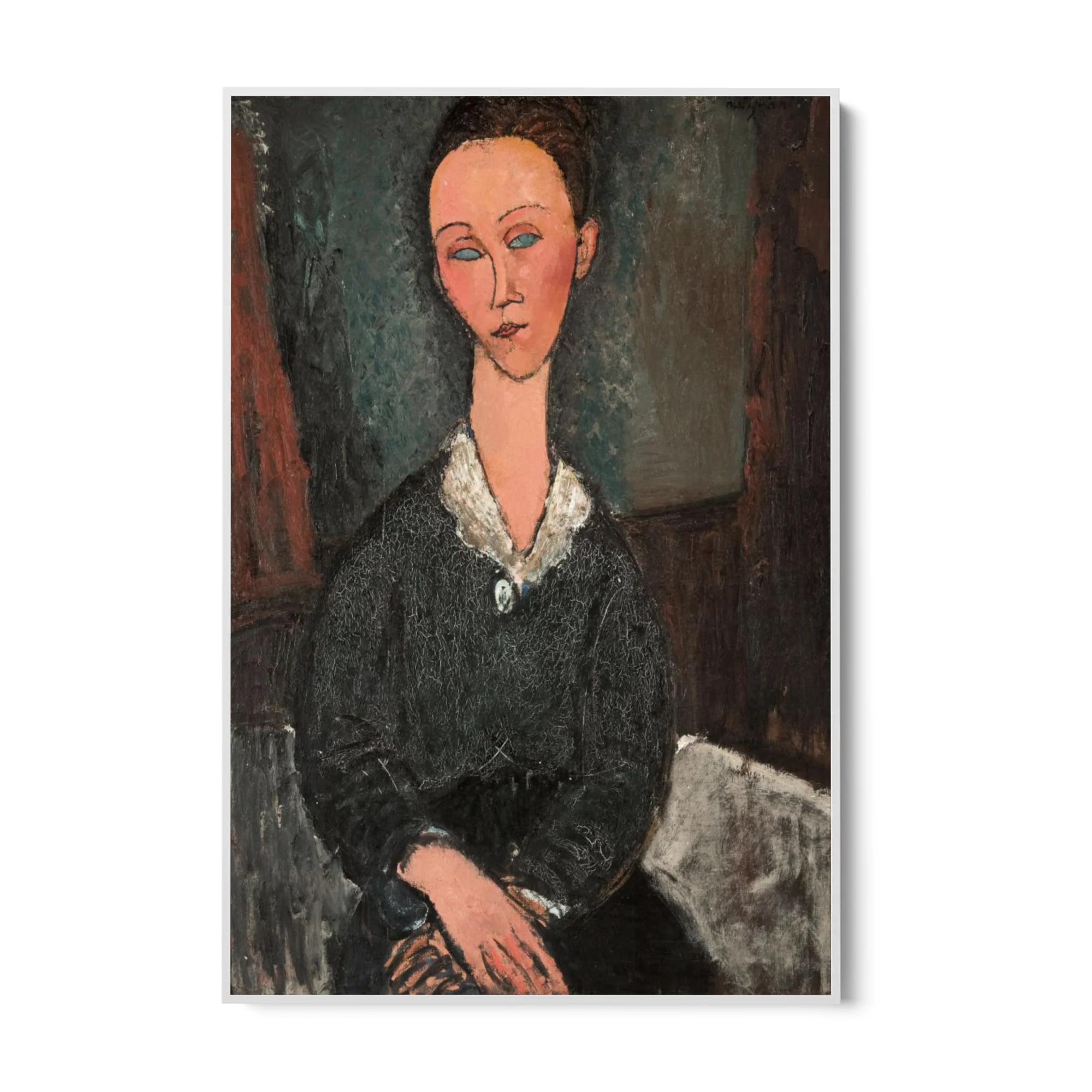 Donna dal colletto bianco, Amedeo Modigliani - Image 7