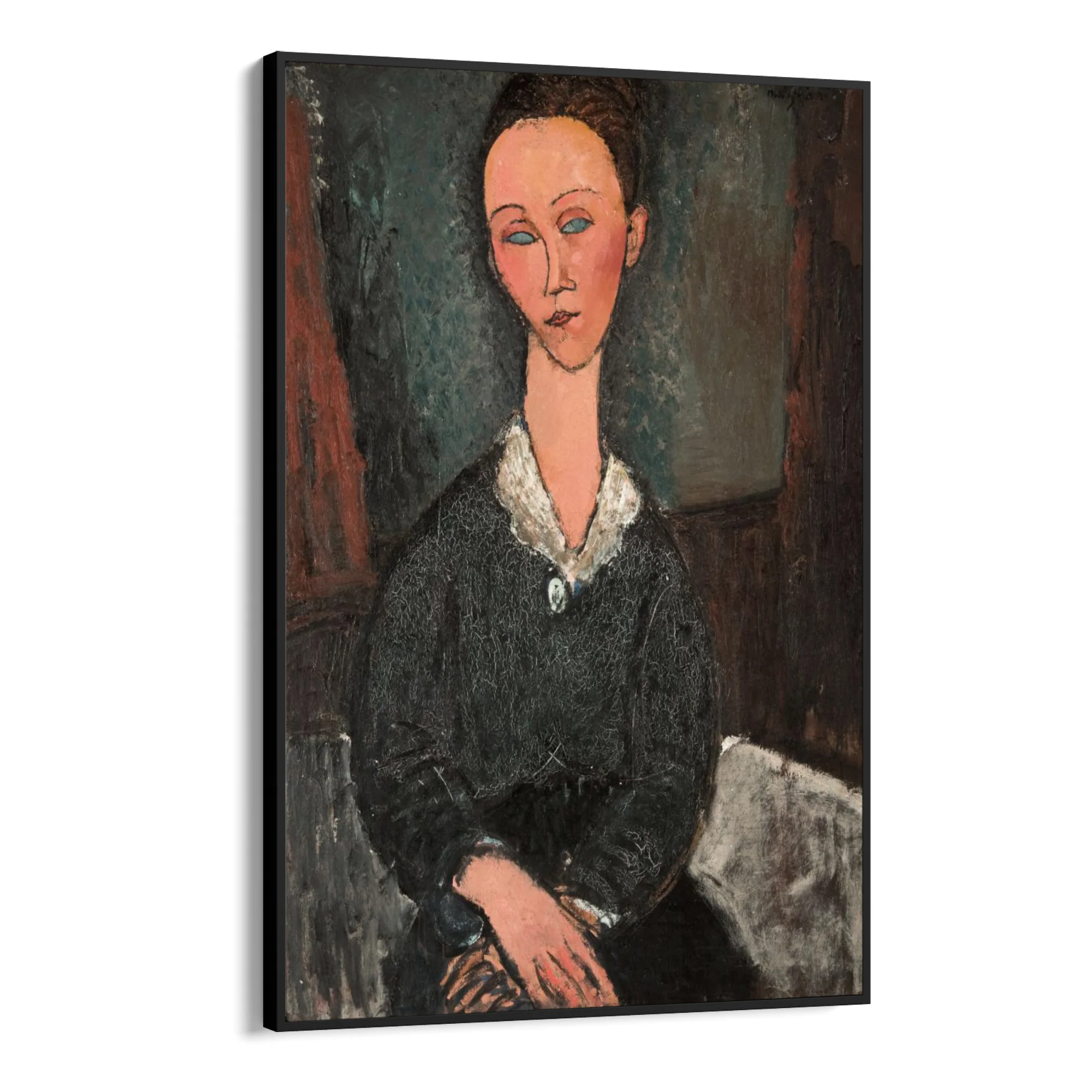 Donna dal colletto bianco, Amedeo Modigliani - Image 9