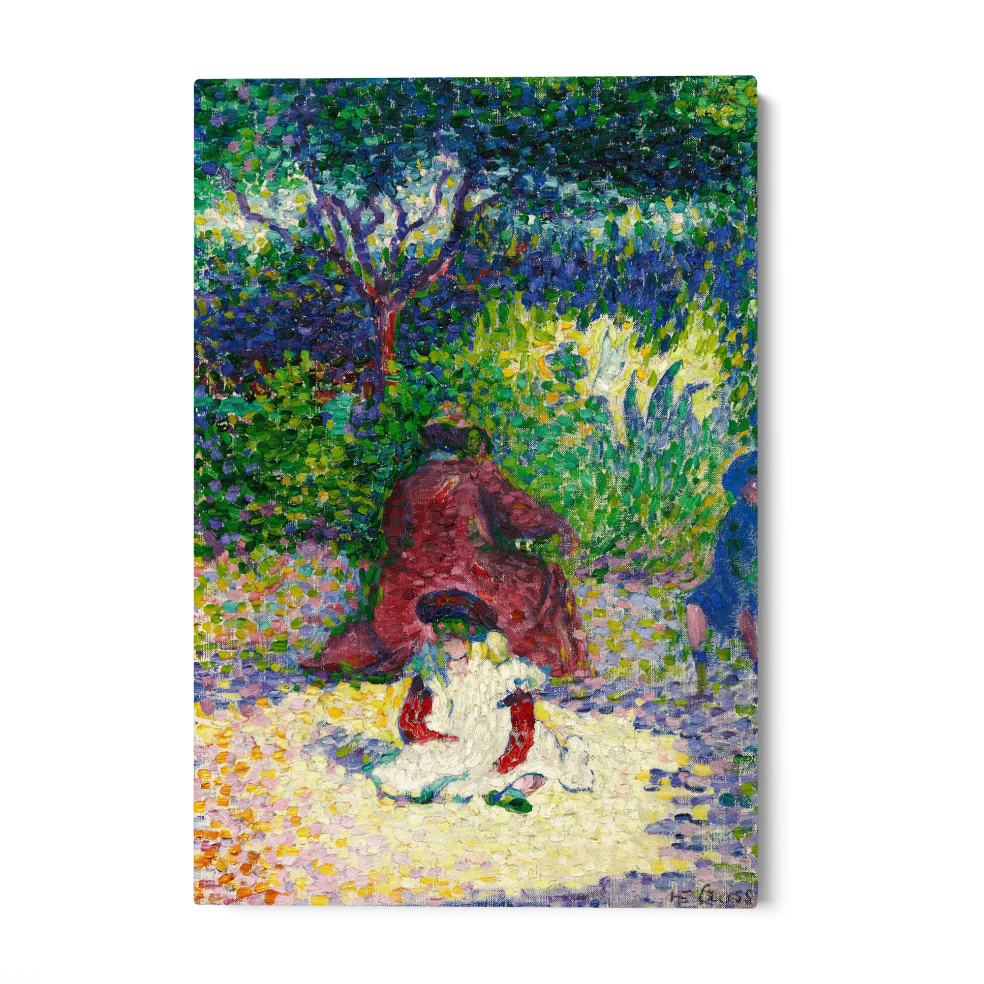 Donna e bambino in un giardino, Henri Edmond Cross - Image 4