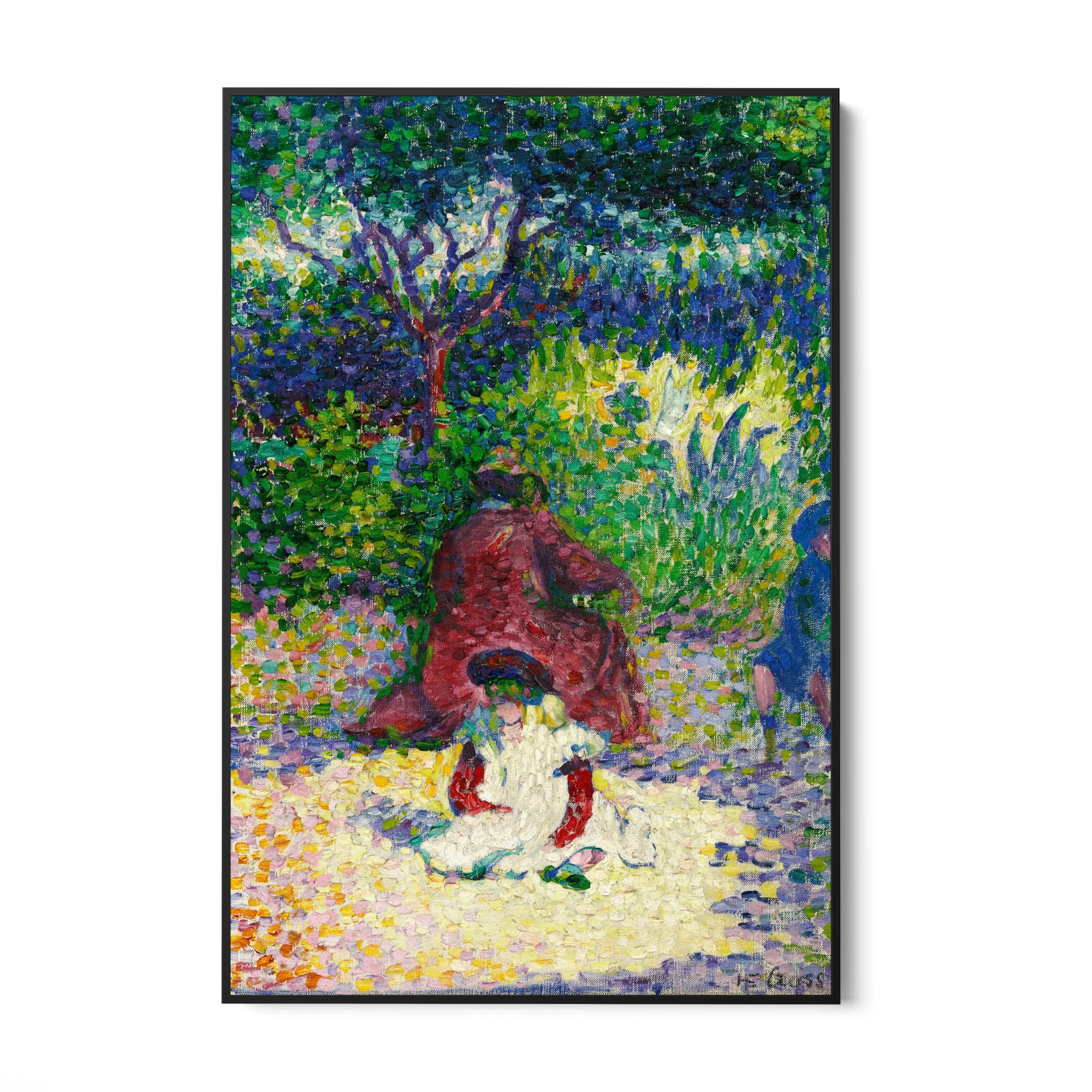 Donna e bambino in un giardino, Henri Edmond Cross - Image 5