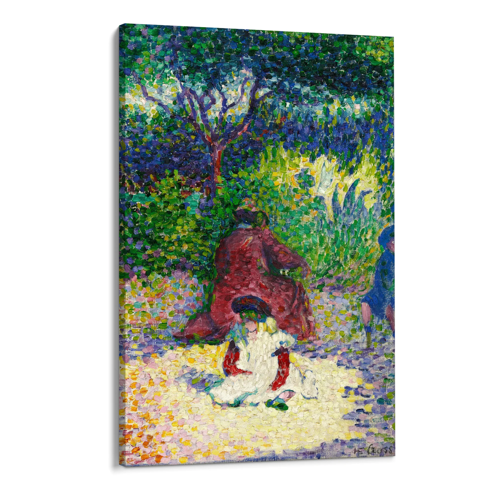 Donna e bambino in un giardino, Henri Edmond Cross - Image 8