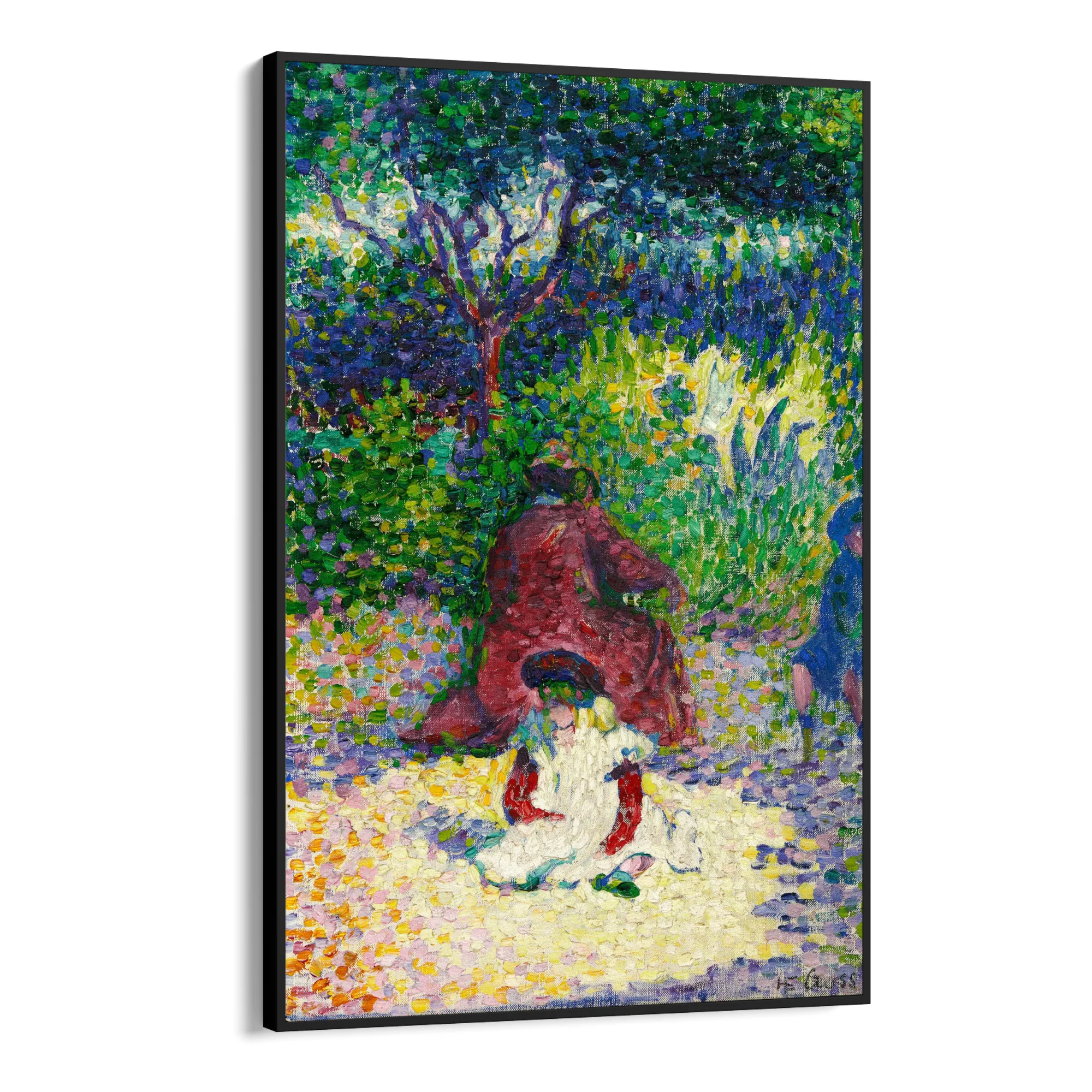 Donna e bambino in un giardino, Henri Edmond Cross - Image 9