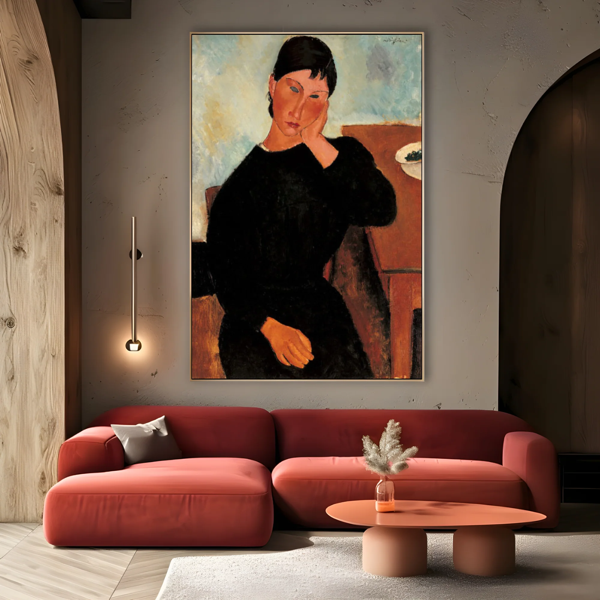 Elvira che Riposa, Amedeo Modigliani - Image 3