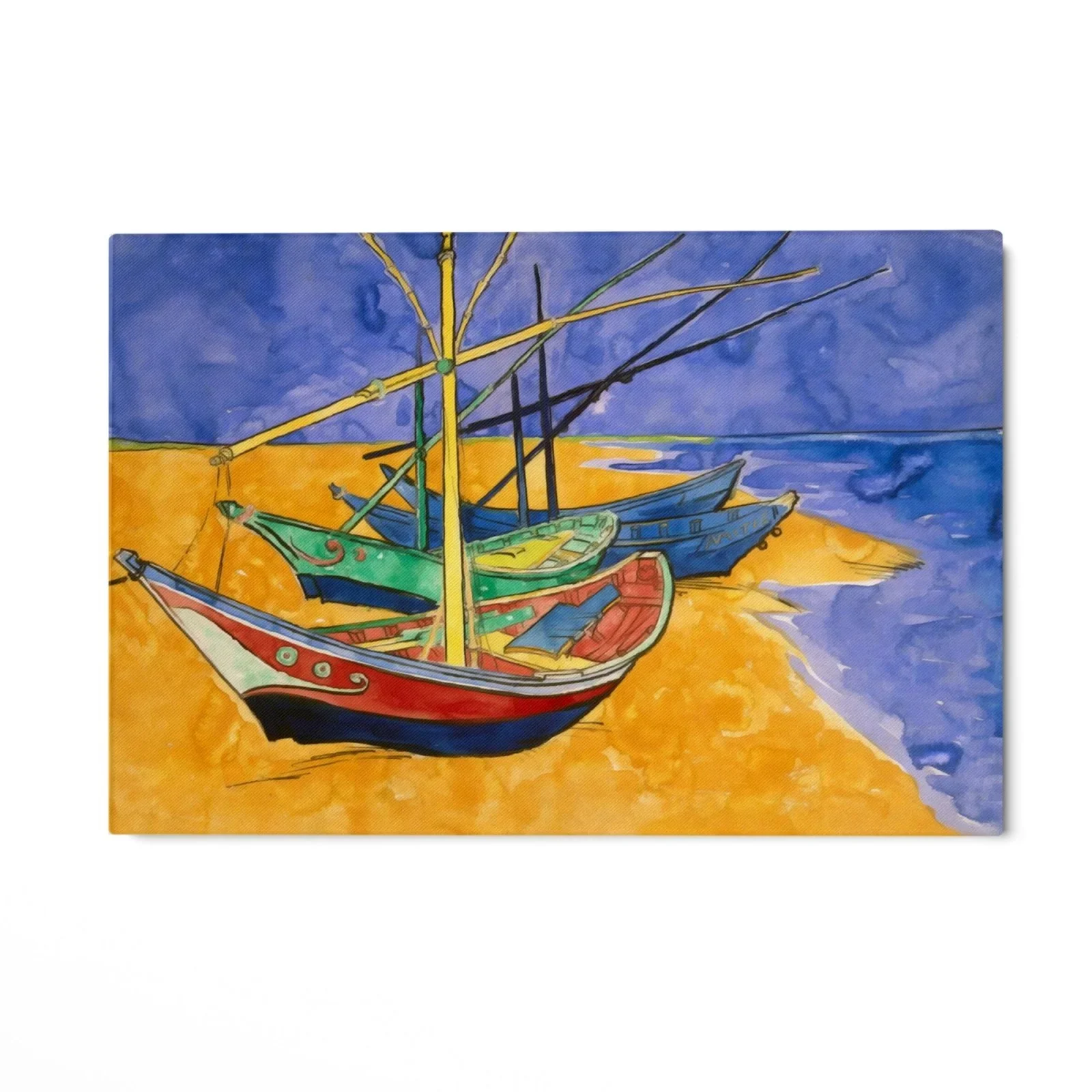 Fishing Boats on the Beach I, Vincent Van Gogh - Image 4